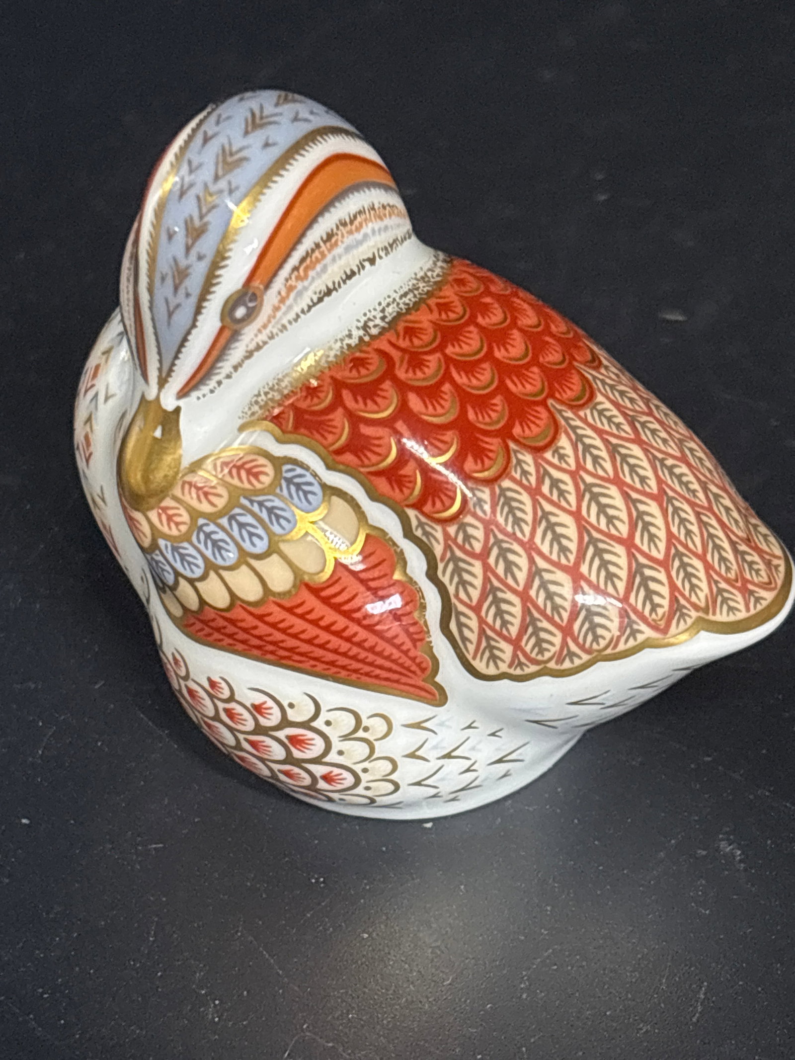 Collectors Guild ‘Teal Duckling’ Royal Crown Derby Imari pattern paperweight (1 of 6)