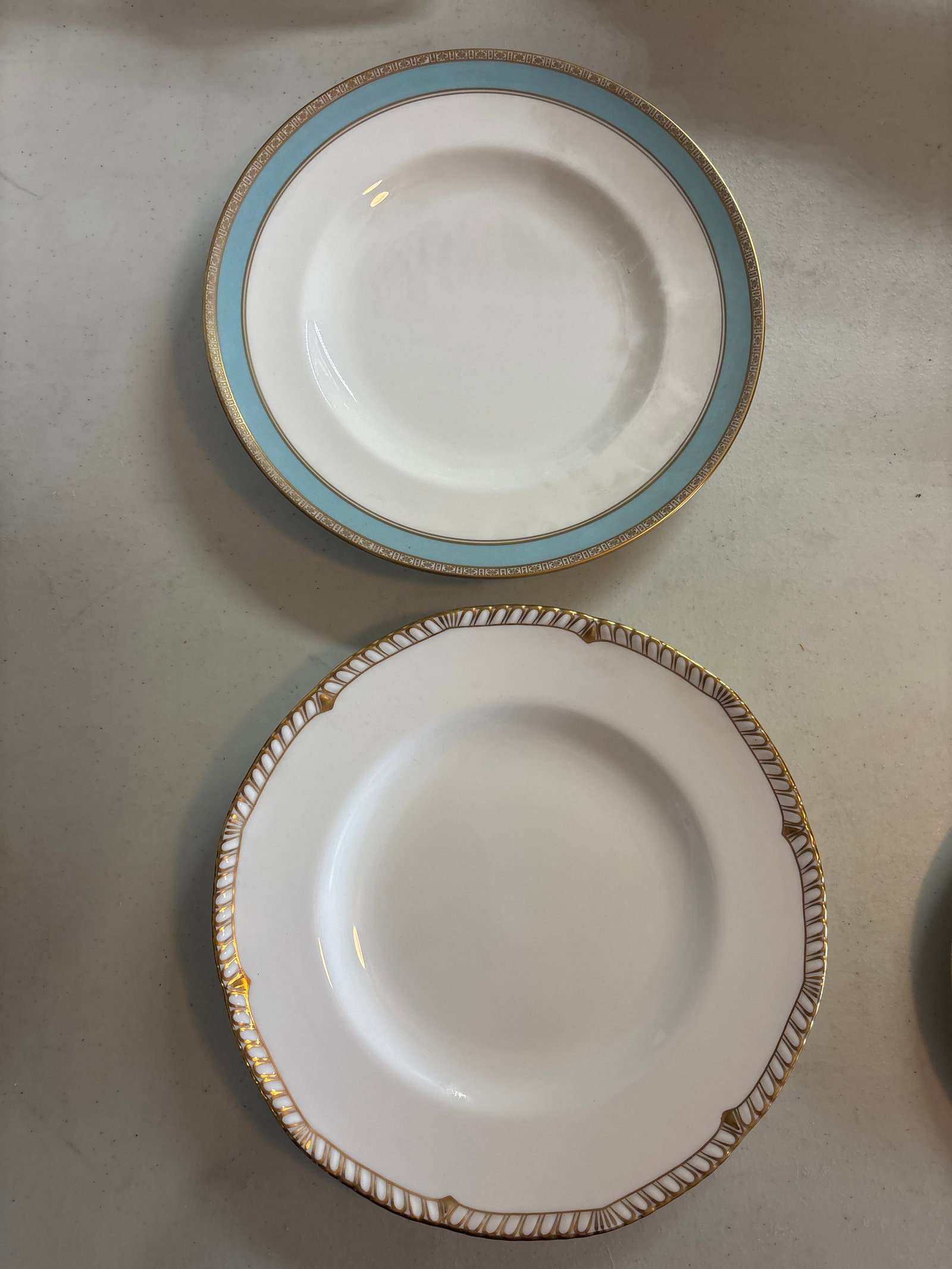 1st quality Prince Consort’ & ‘Fifth Avenue ‘pattern Royal Crown Derby 10&1/4 inch plates (1 of 8)