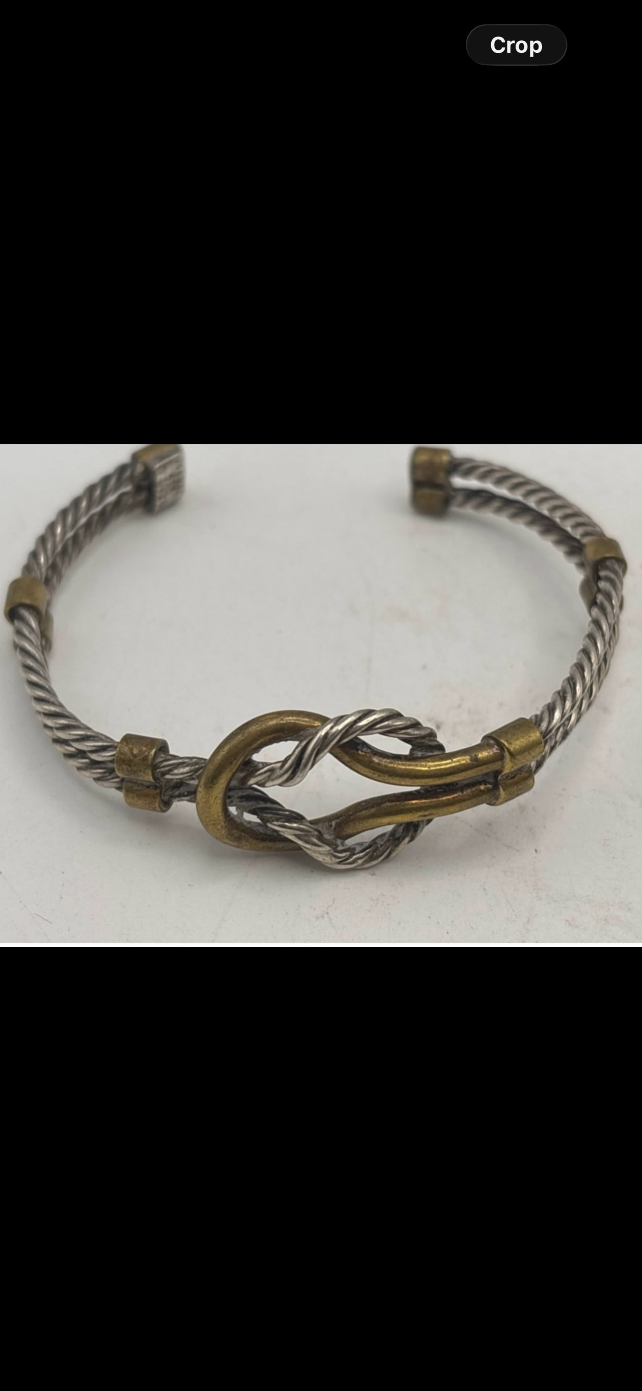 Vintage Mexican lasso rope entwined design sterling silver cuff bracelet ; 18 grams: Vintage Mexican lasso rope entwined design sterling silver cuff bracelet ; 18 grams