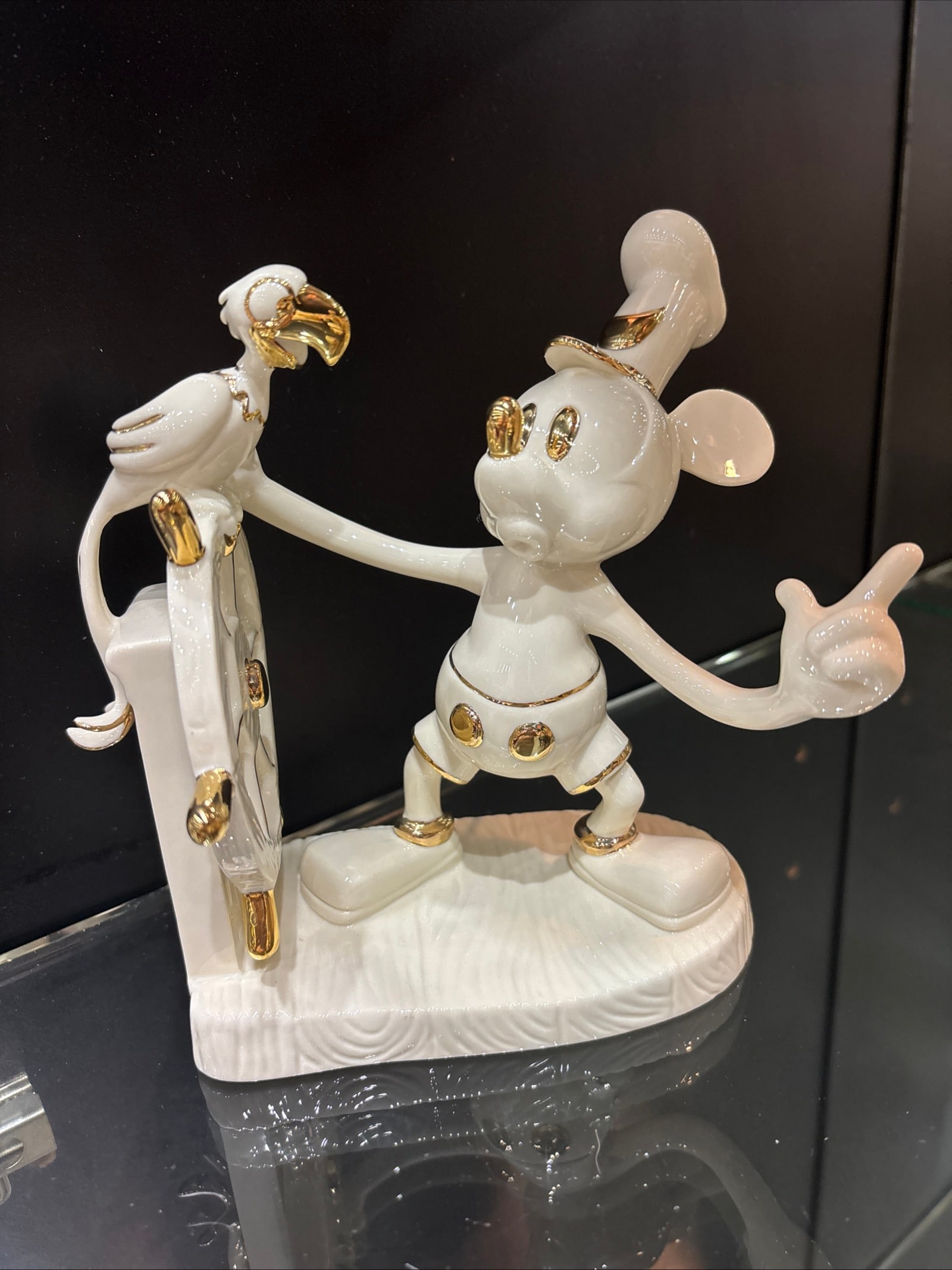 Lenox Disney Showcase Collection "Steamboat Willie" porcelain figurine (1 of 5)