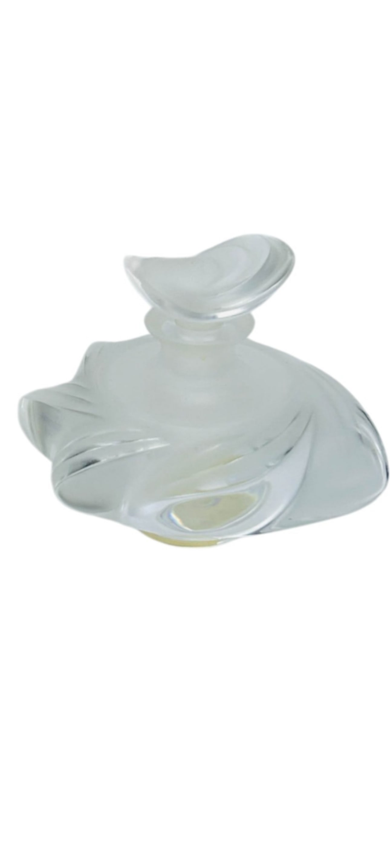 Original Script signed Lalique France Art Deco style Samoa bottle designed in 1979 (1 of 4)