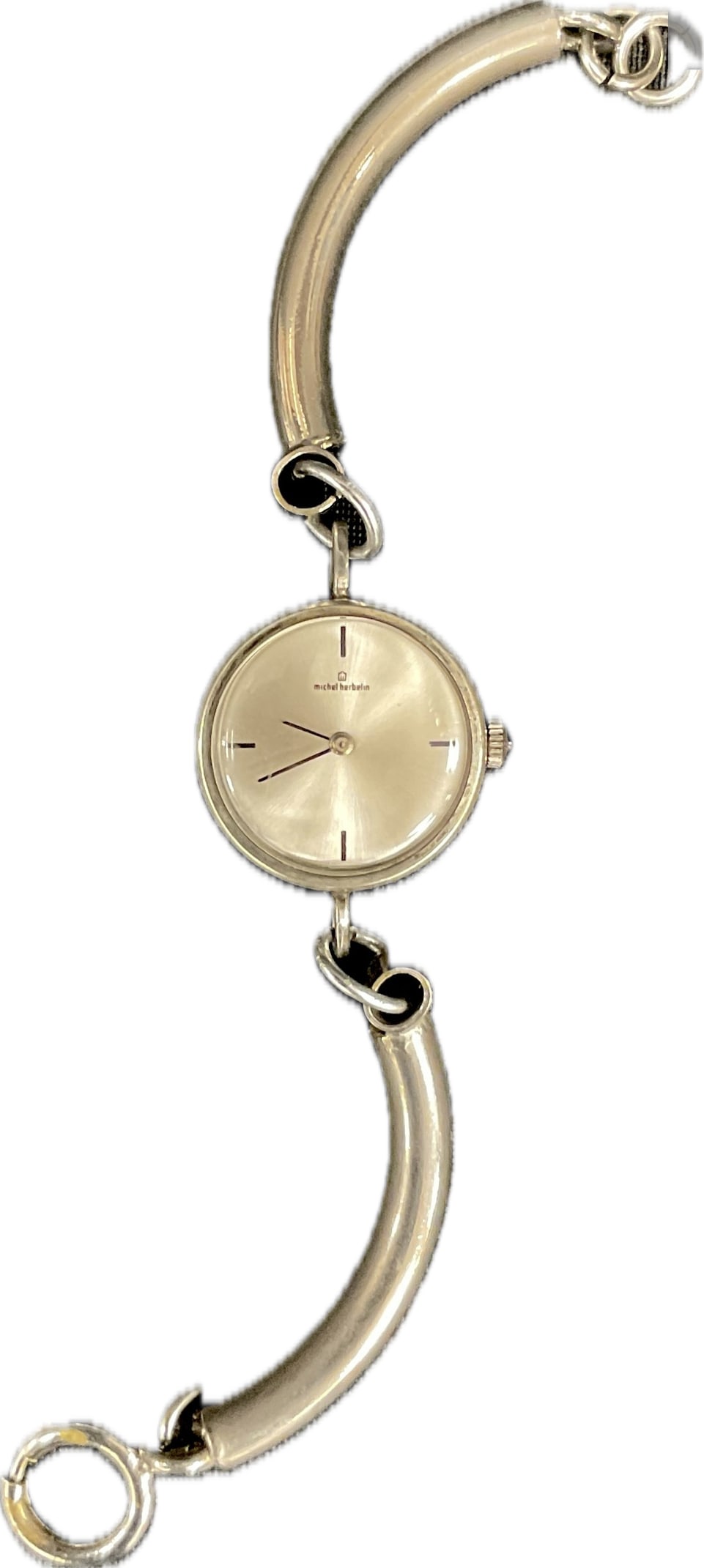 A Michel Herbelin 800 silver cased ladies bracelet watch; 24.6 grams (1 of 1)