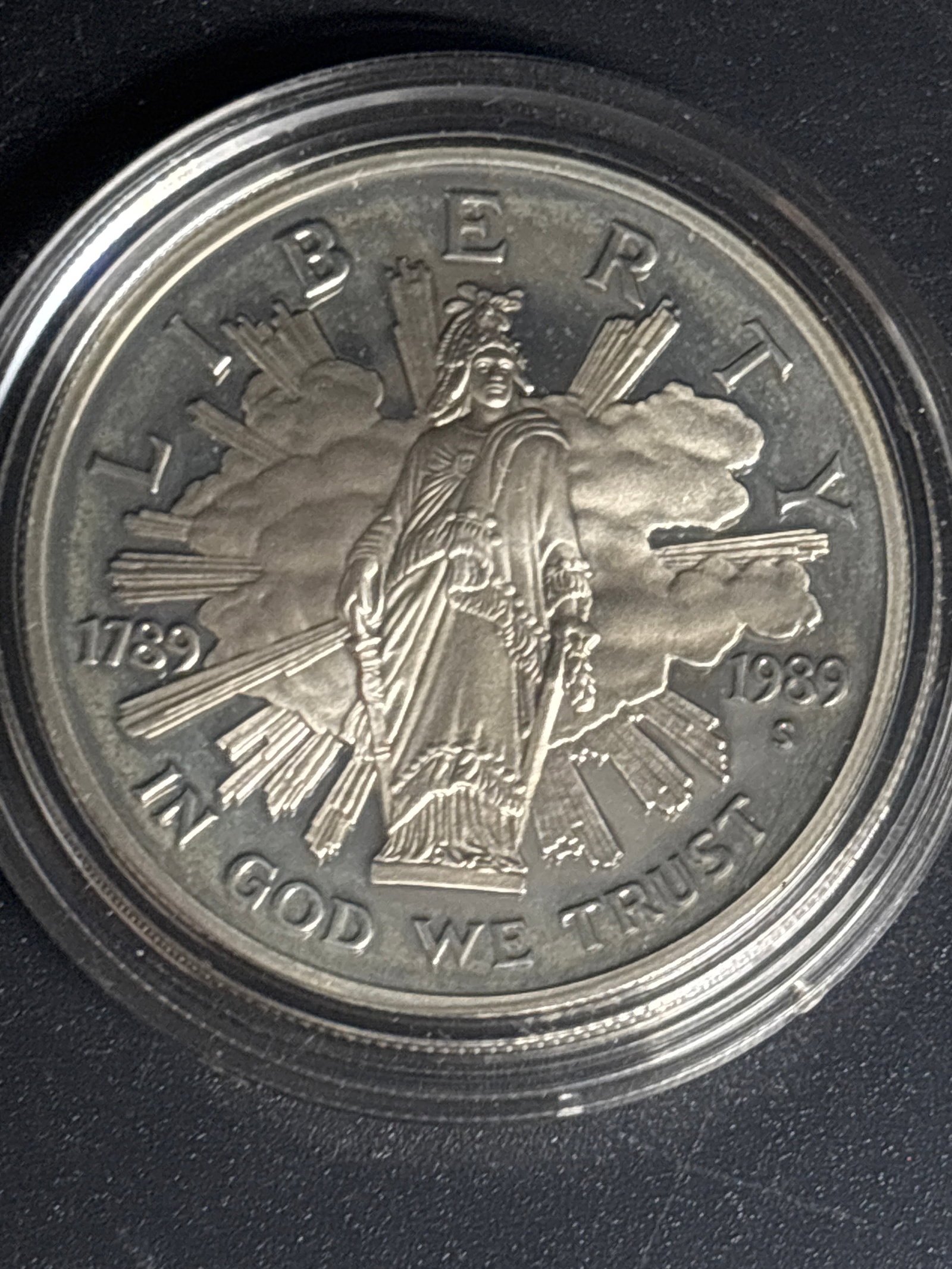 1989-S United States Congress Bicentennial Commemorative Silver Dollar Proof (1 of 6)