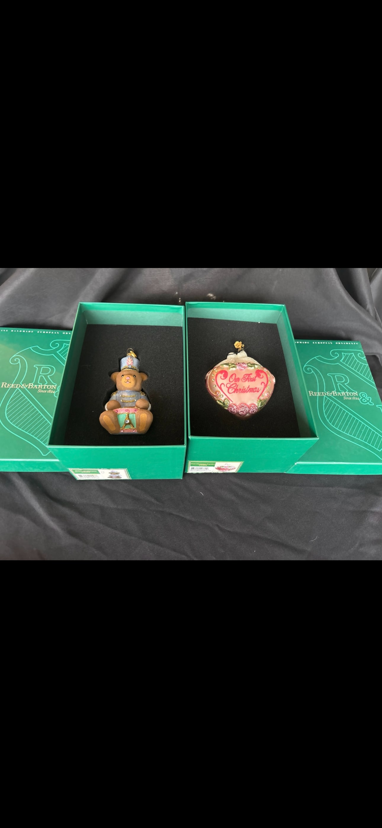 Two Reed & Barton Christmas ornaments (1 of 4)