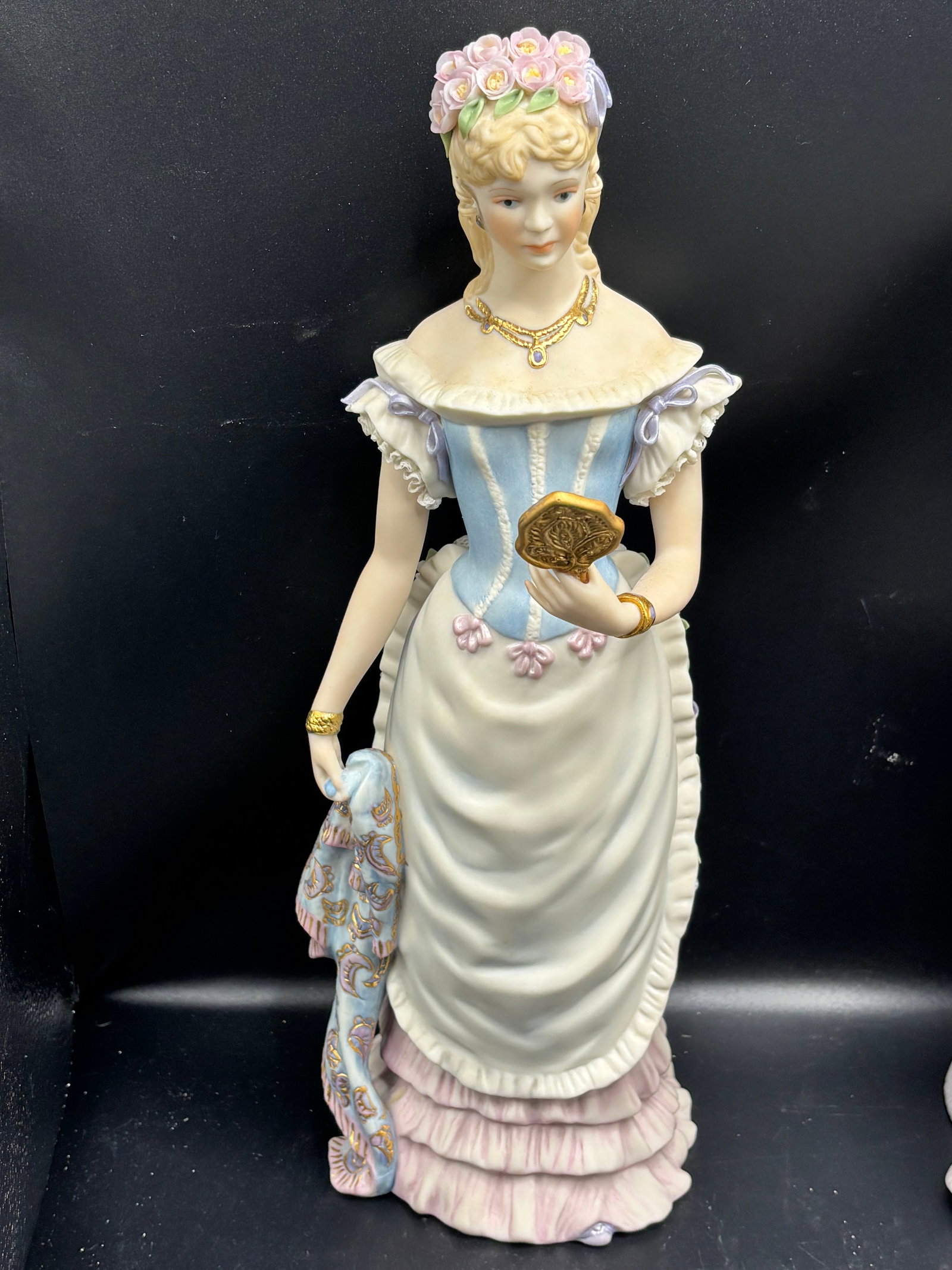 Limited edition Cybis bisque porcelain 'Camille' 14inch figurine: "Camille," a limited-edition bisque porcelain sculpture created in 1983 by the renowned American studio Cybis Porcelain.About the FigurineCollection: Part of the Portraits from Literature series.Desig