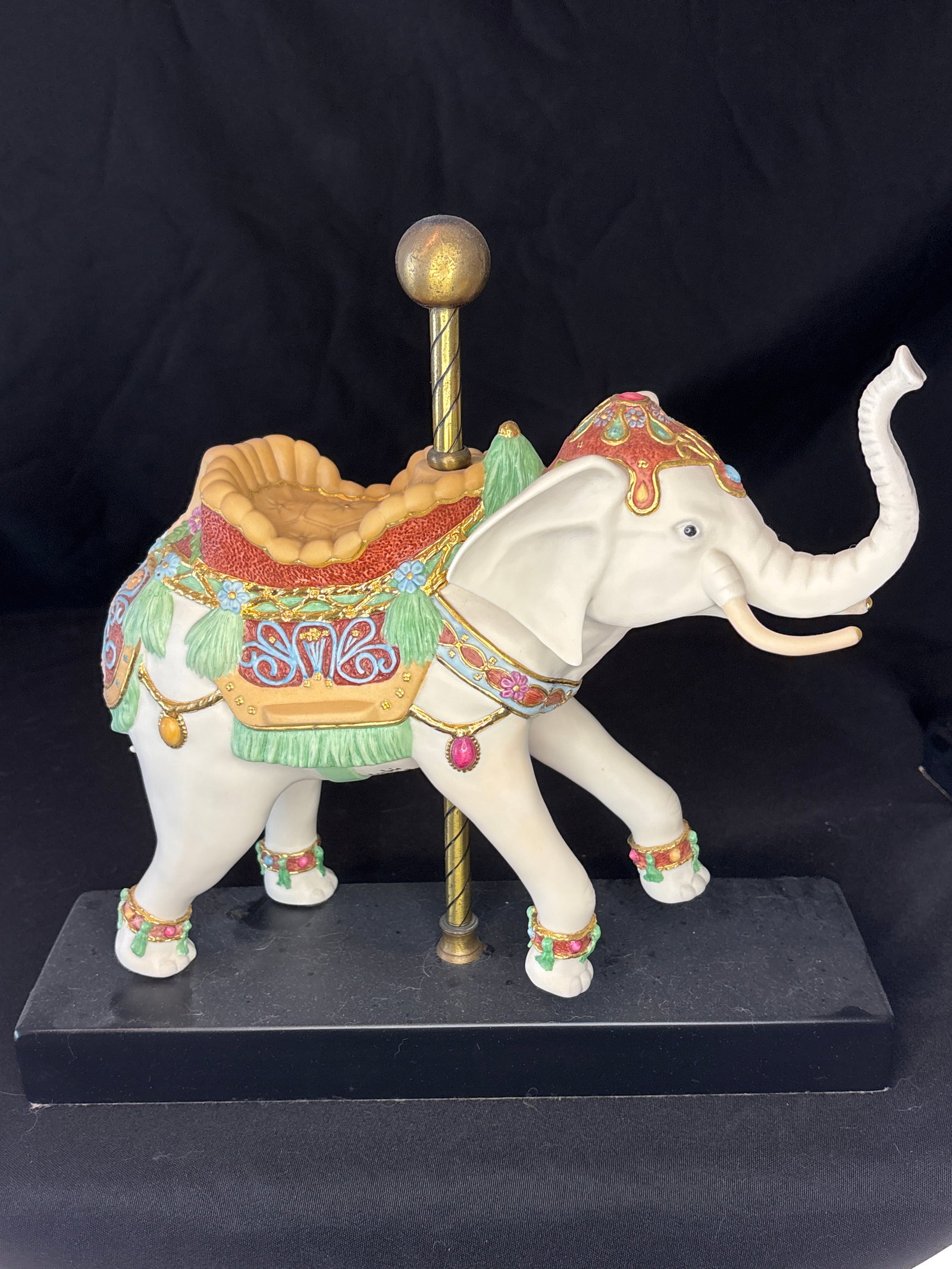 Limited edition Cybis "Jumbo" Carousel Elephant Porcelain Figurine (1 of 10)