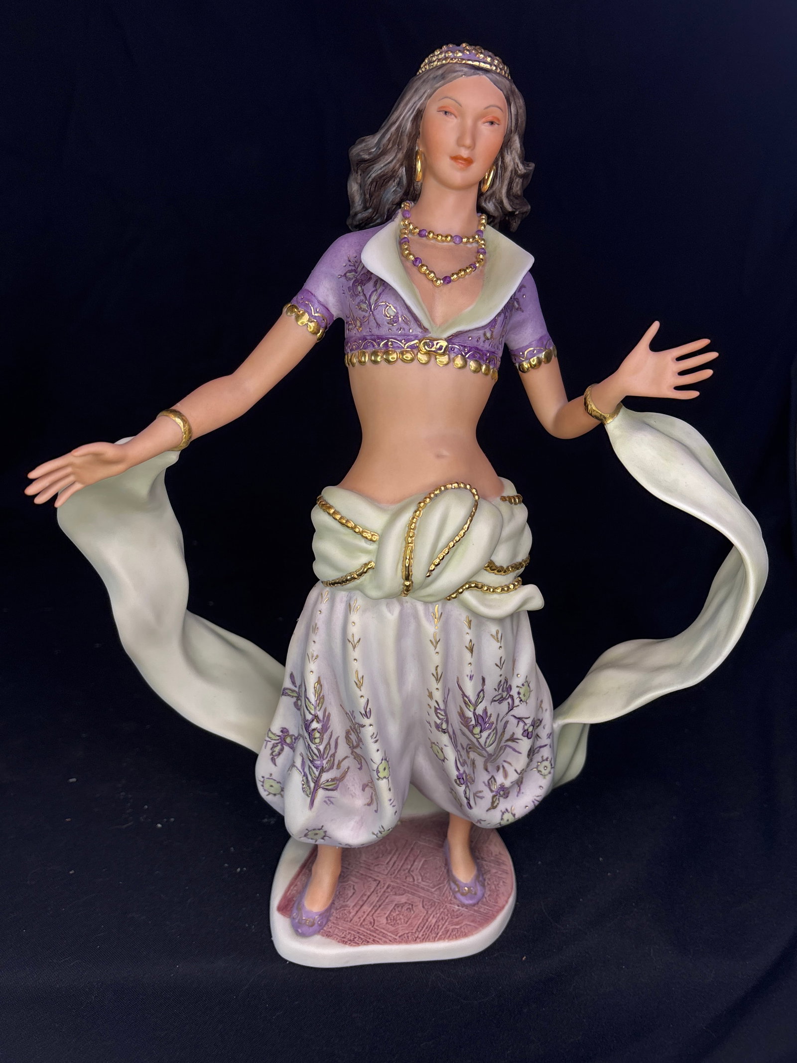 1989 Golden Anniversary edition Cybis Scheherazade Porcelain Figurine: Cybis Scheherazade porcelain figurine......................It is one of the most historically significant, elusive, and sought-after masterworks ever created by the Cybis Porcelain studio.The Ultimate