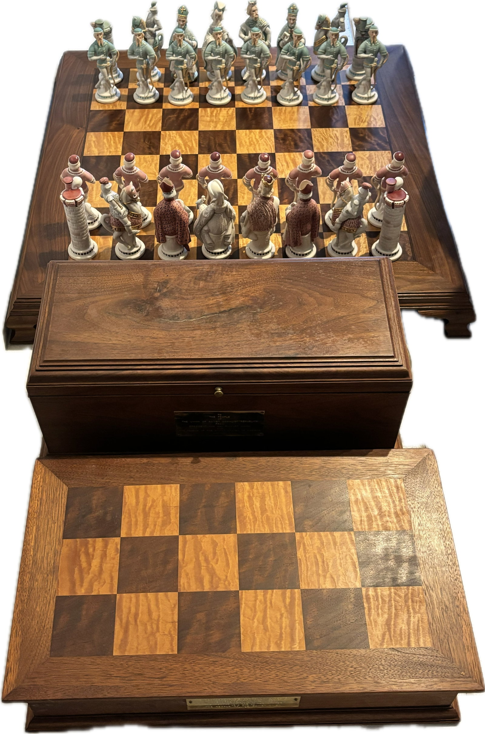 complete Cybis chess set—an incredibly scarce Artist's Proof/prototype set (1 of 13)