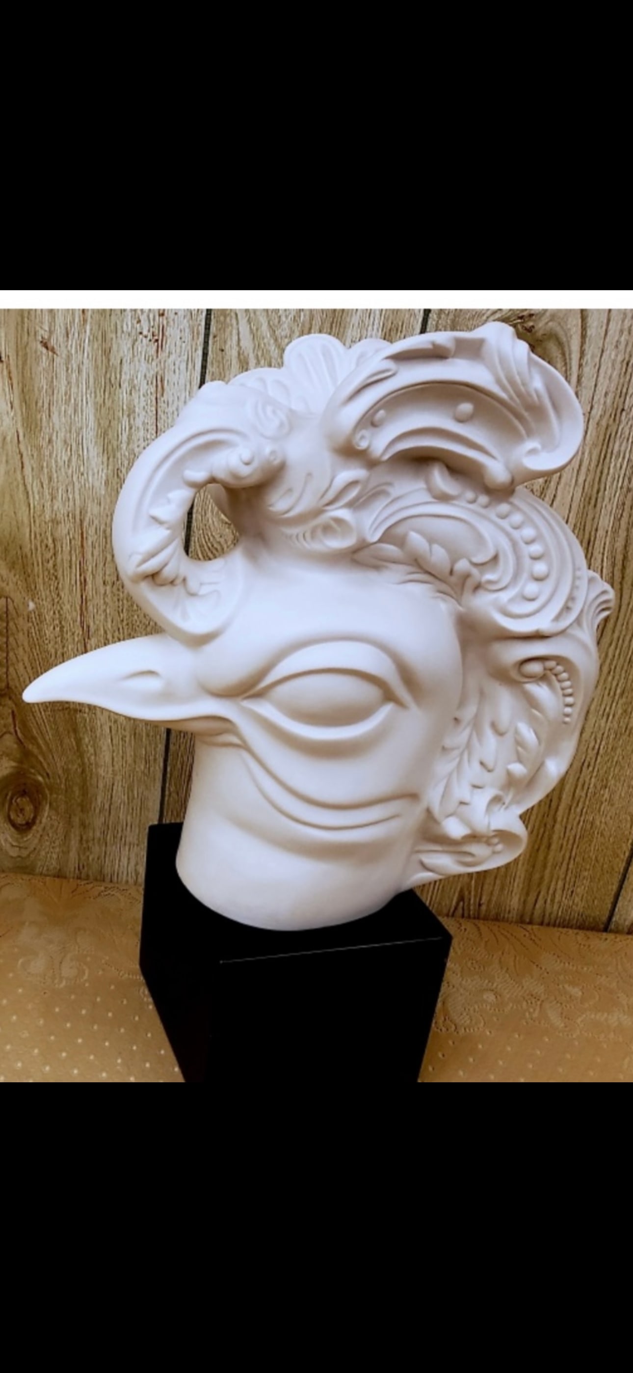 rare, limited edition "The Phoenix"porcelain 18.25 inch sculpture: "The Phoenix" by the Cybis Porcelain studio.About the PieceOrigin & History: Introduced in Fall 1982, this sculpture was cast from an original, historic 1940s plaster bird head mold from the early