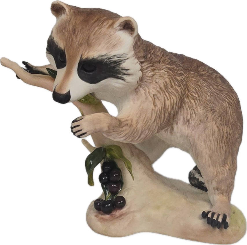 Cybis Raffles the raccoon 7 inch statue (1 of 1)