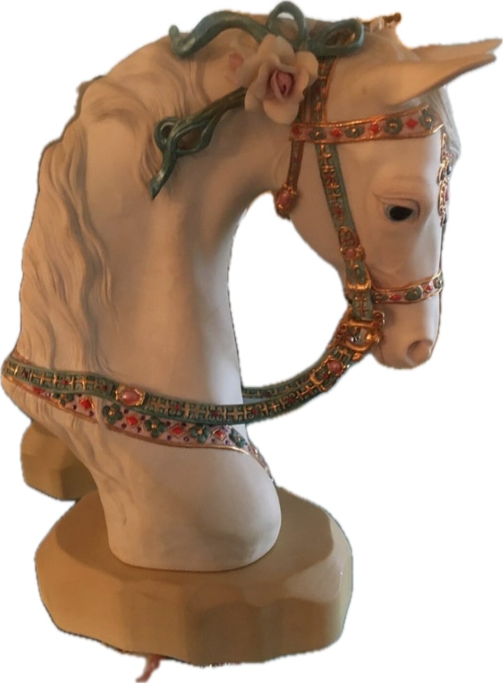 Cybis horsehead 7 inch statue: Horsehead