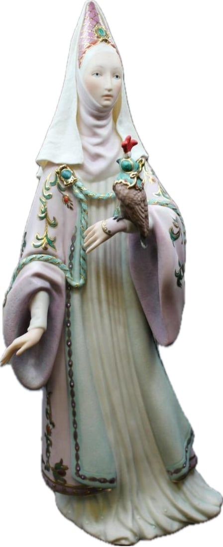 Limited edition Cybis "Queen" Berengaria 15 inch sculpture: Second one offered. Cybis "Queen" Berengaria porcelain figurine is a highly collectible, limited-edition sculpture introduced by the famous Cybis Porcelain Studio in 1979. Officially titled simply "Be