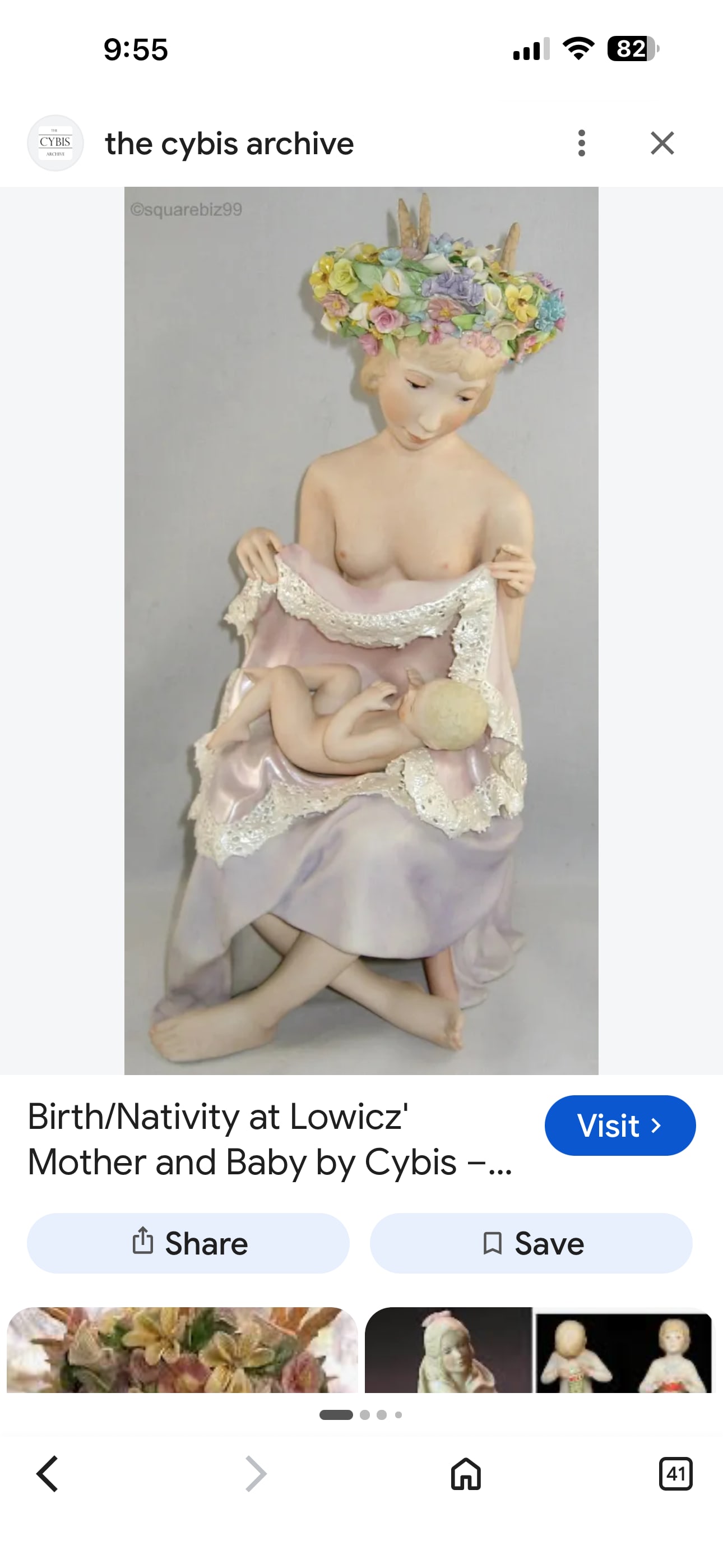 Ultra Rare Cybis white 14 inch figurine "Birth/Nativity at Lowicz": never formally released as an open retail edition in white. an unpainted "Lowicz" is considered a highly unusual and rare studio artifact. It is generally valued similarly to the painted edition (roug