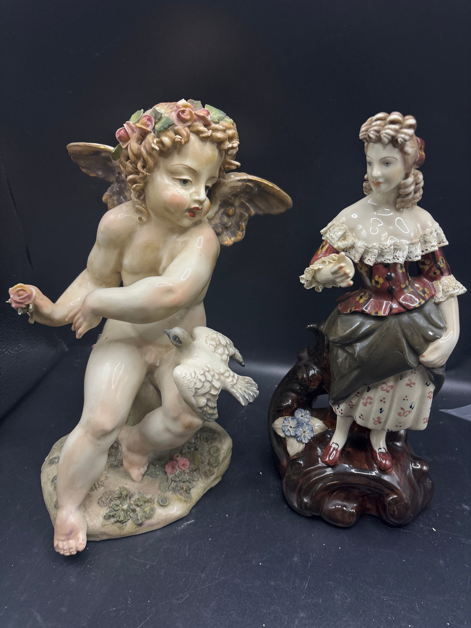 Cordey two objects pictured are vintage porcelain figurines (1 of 11)