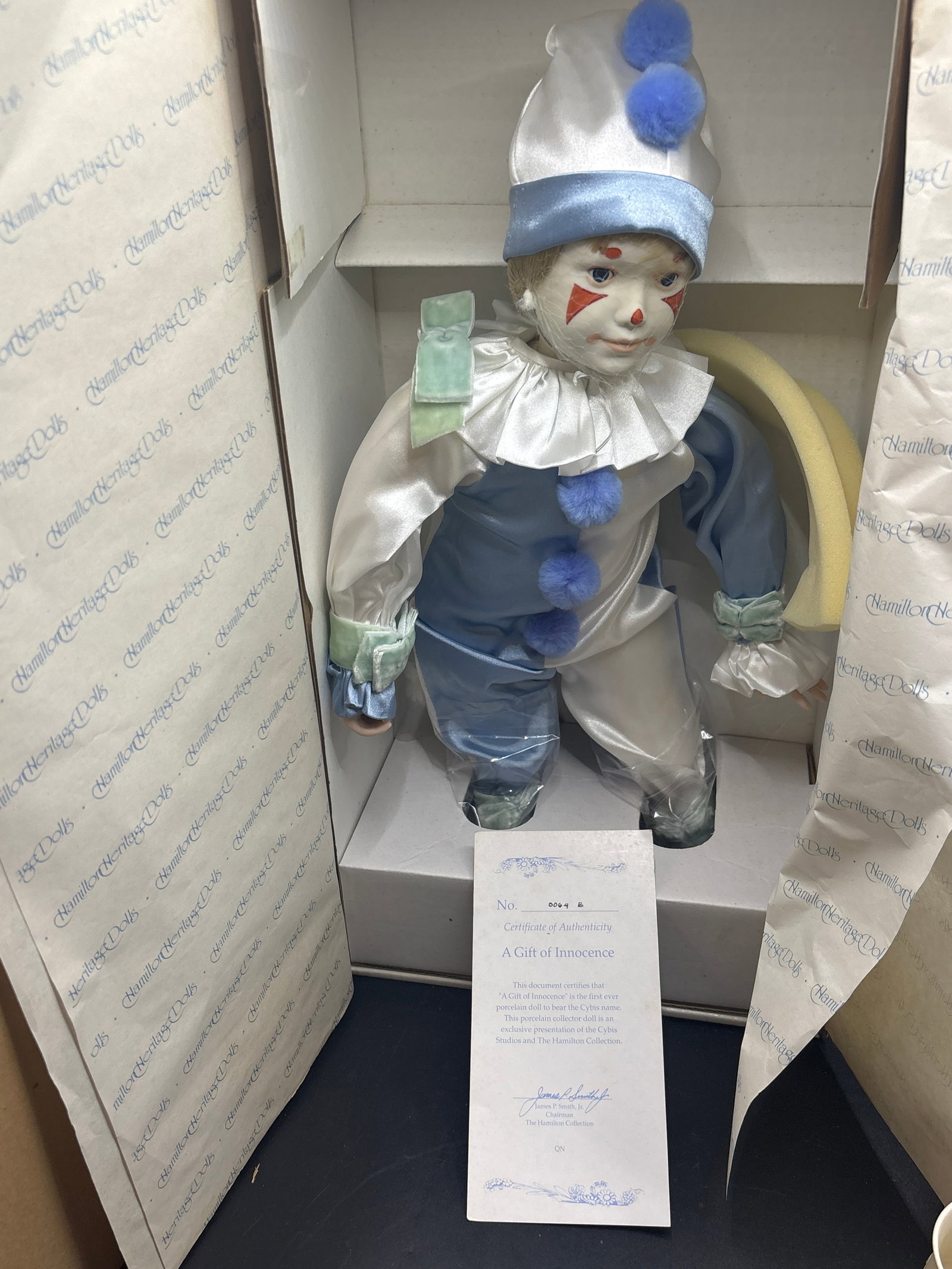 Cybis "A Gift of Innocence" porcelain clown doll (1 of 6)