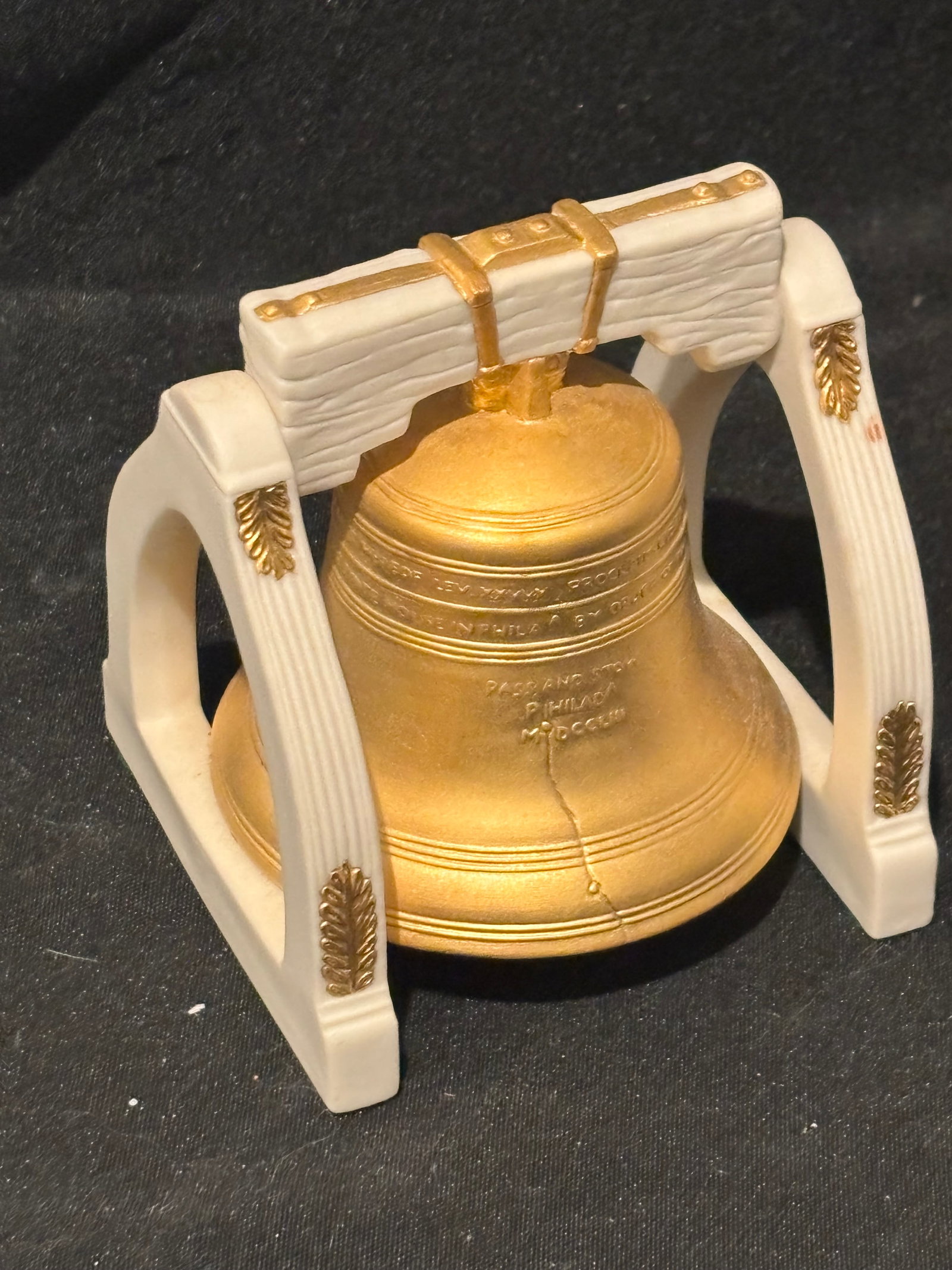 Cybis Porcelain Liberty Bell figurine. (1 of 6)