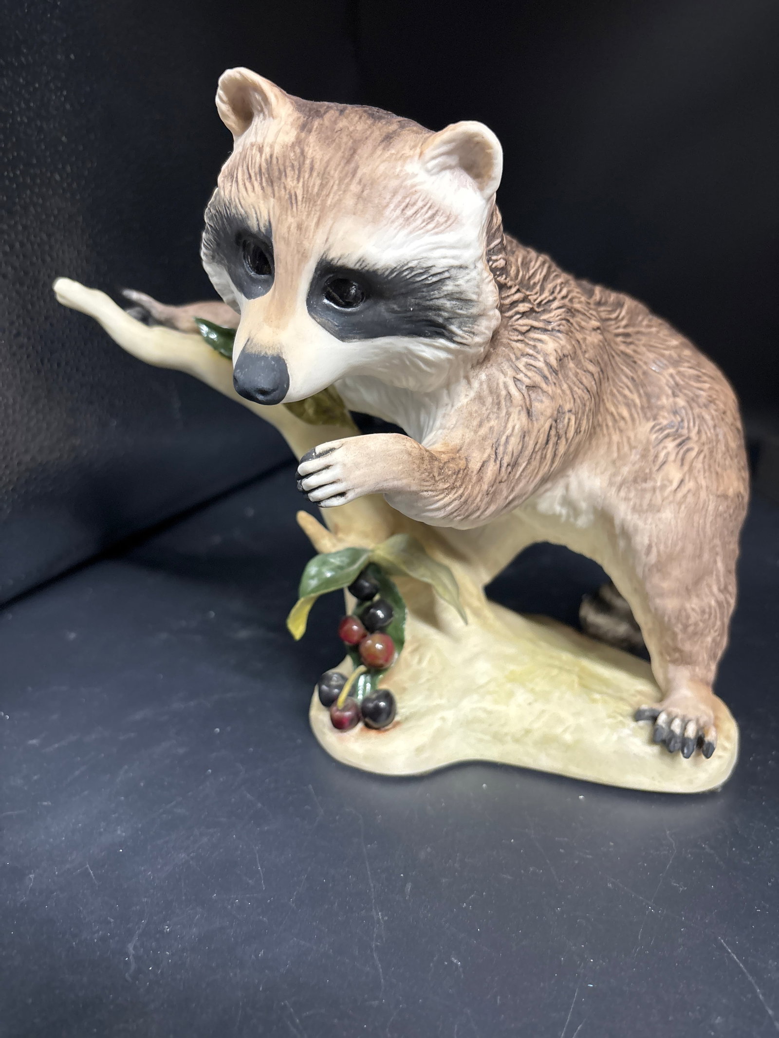 Vintage retired Cybis Porcelain "Raffles the Raccoon’ 7inch figurine (1 of 10)