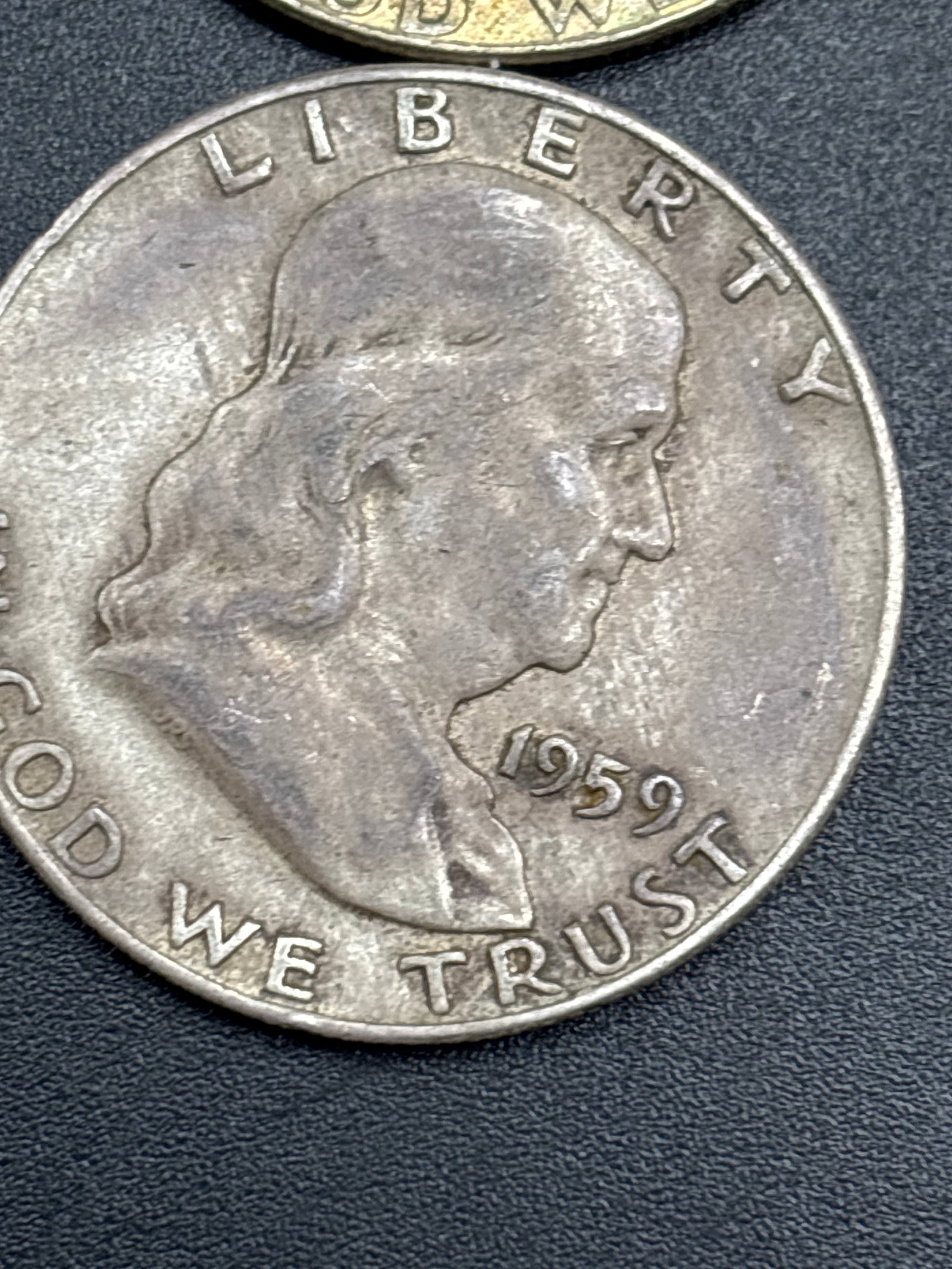 Four silver Benjamin Franklin Half DollarS - 4