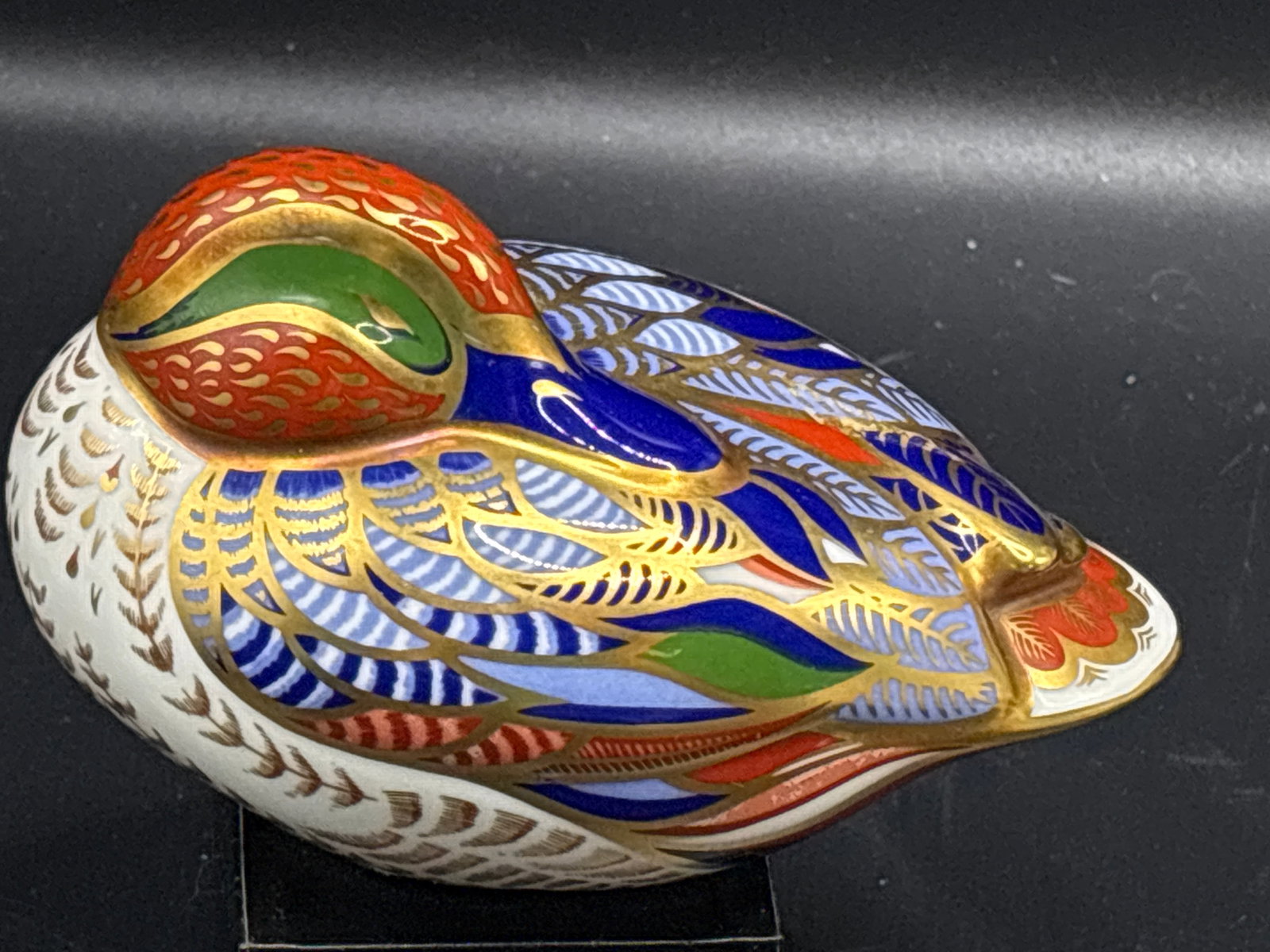 Royal Crown Derby Teal Duck fine bone china paperweight 4 inch figurine (1 of 7)