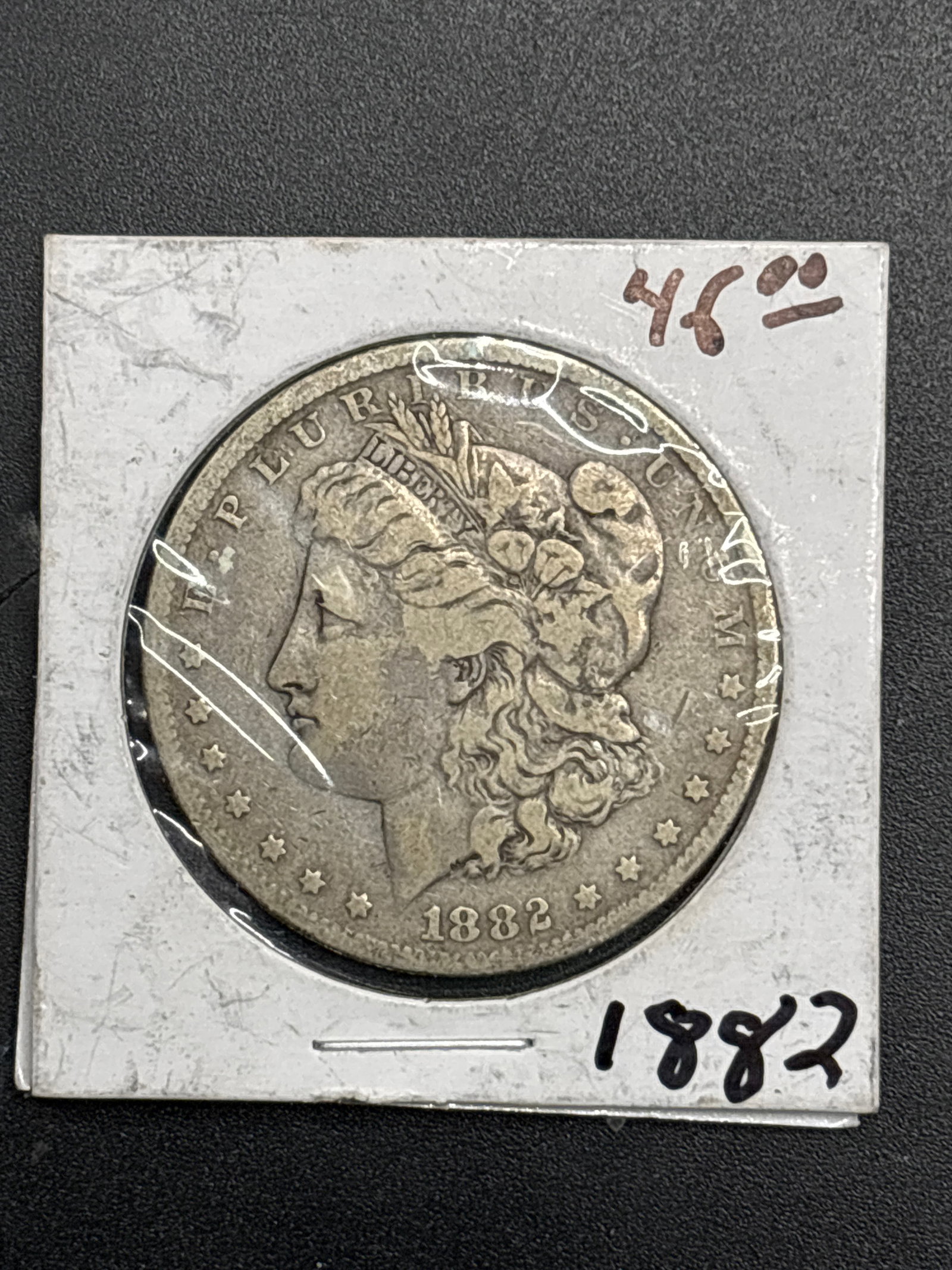 Dated 1882 United States Morgan Silver Dollar (1 of 5)