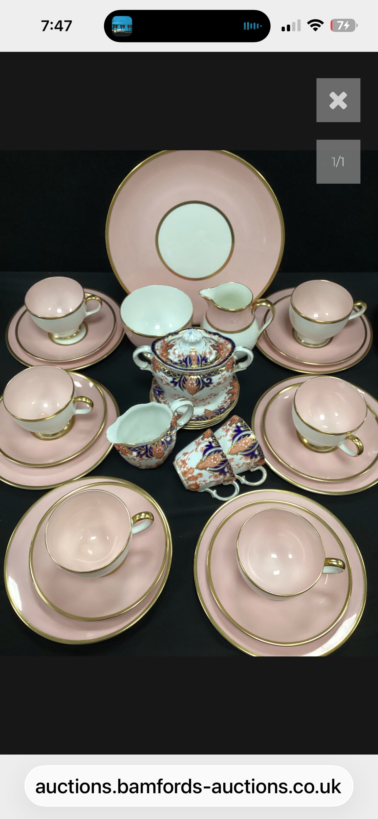 A Wedgwood pink tea service for six (1 of 1)