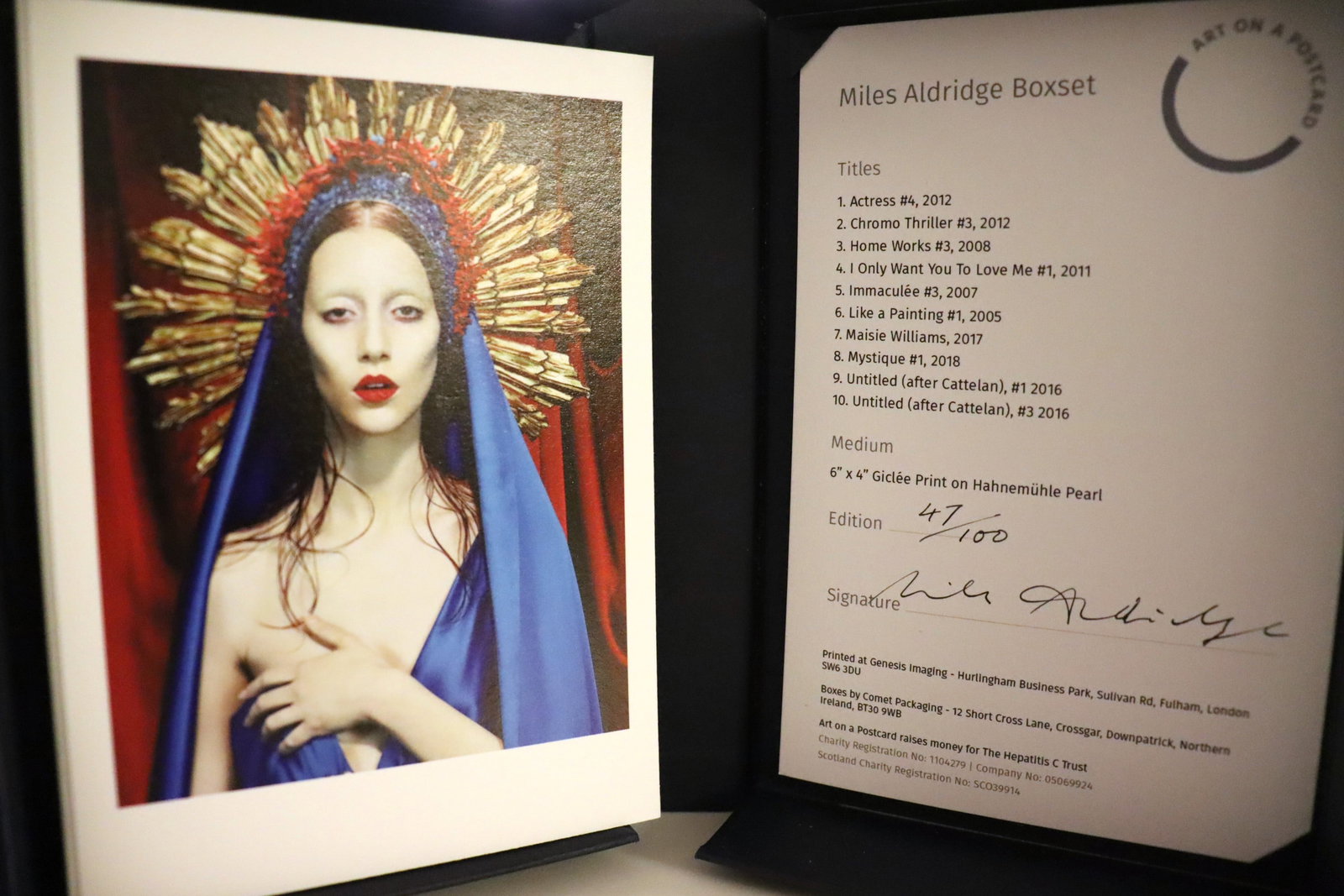 Miles Aldridge (1964-), Boxset (x10 photographs), 2021 (1 of 2)