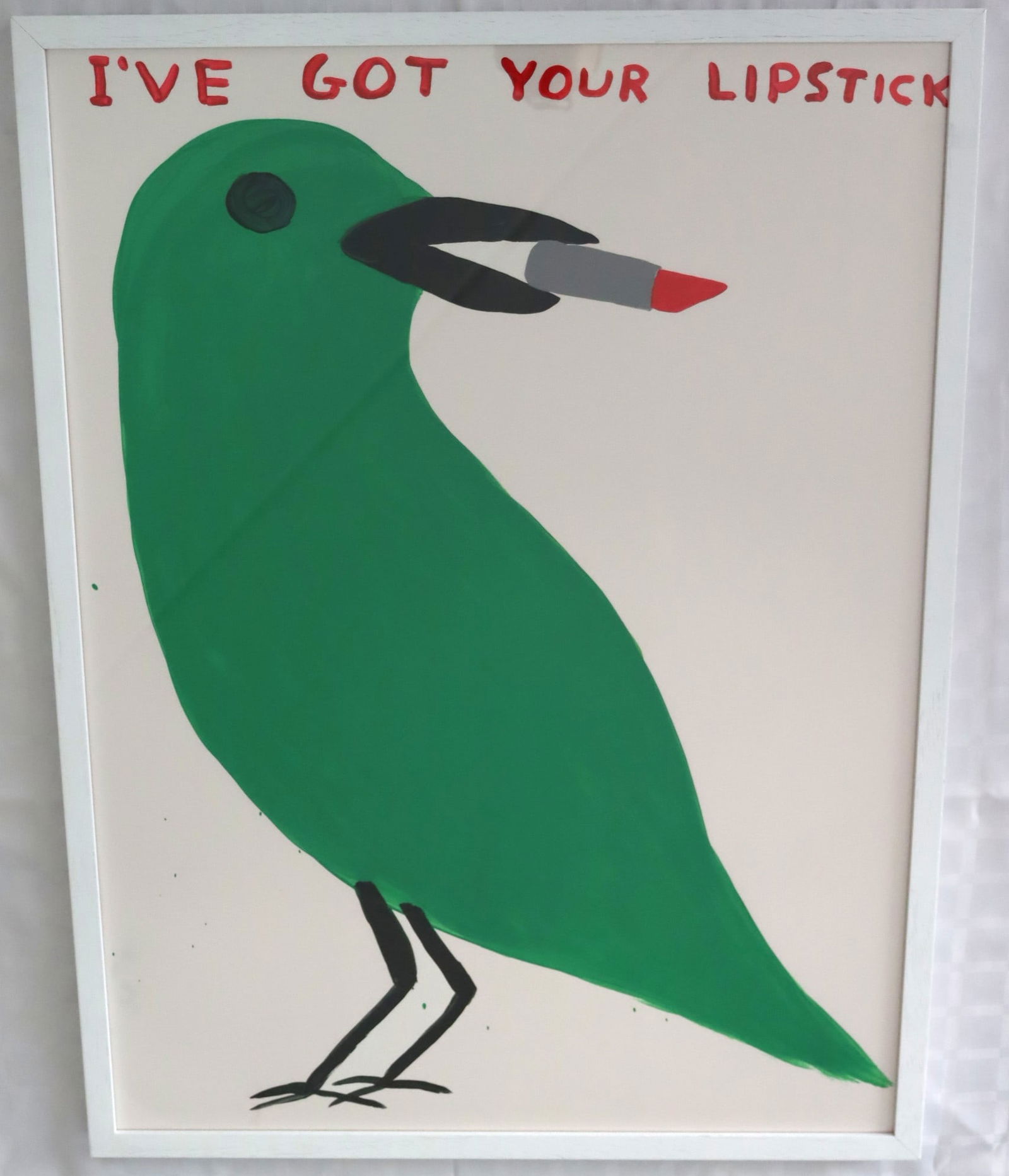 David Shrigley (1968-), I Got Your Lipstick, 2021 (1 of 2)