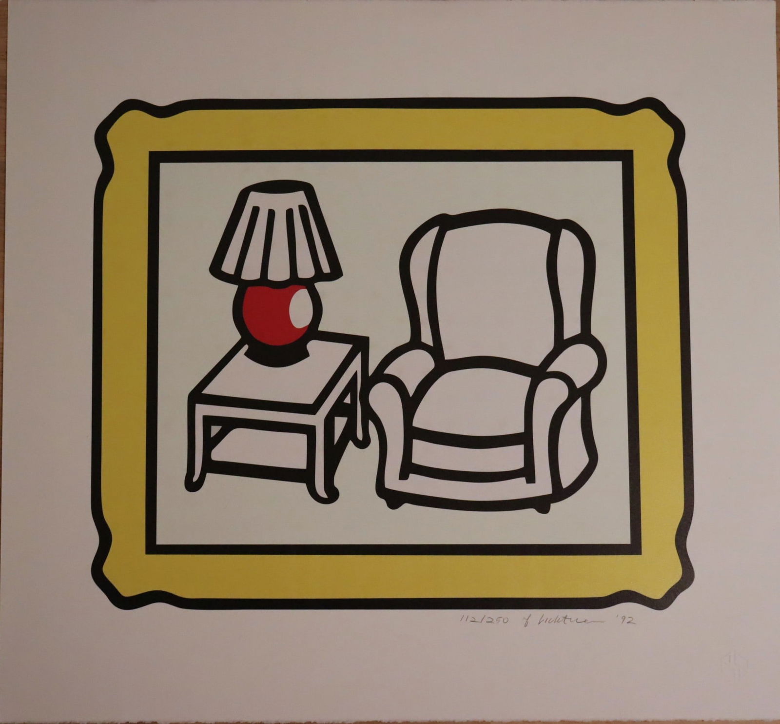 Roy Lichtenstein (1923-1997), Red Lamp, 1992 (1 of 4)