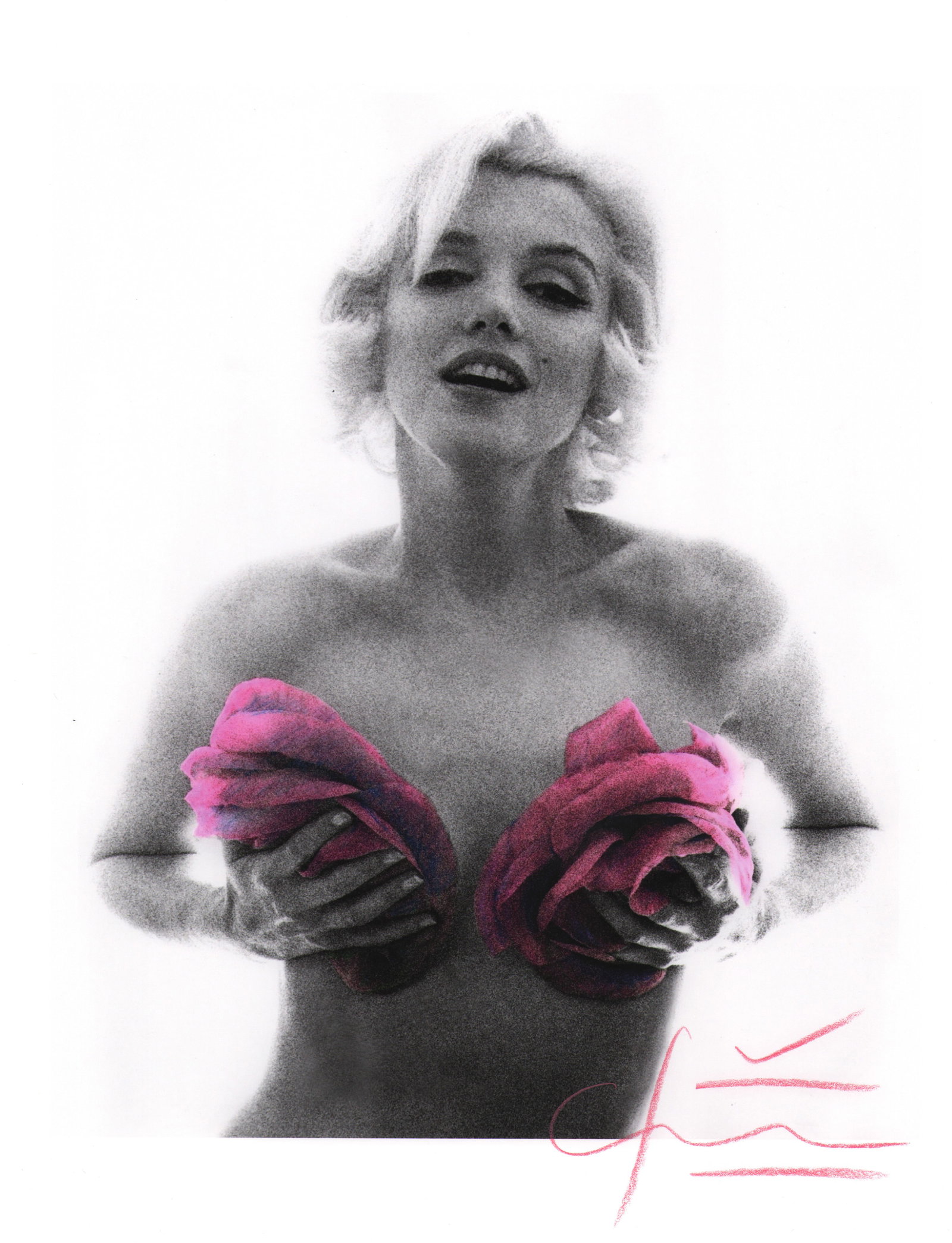 Bert Stern (1929-2013), Marilyn Monroe, Pink Roses, 1962 (printed 2010) (1 of 3)