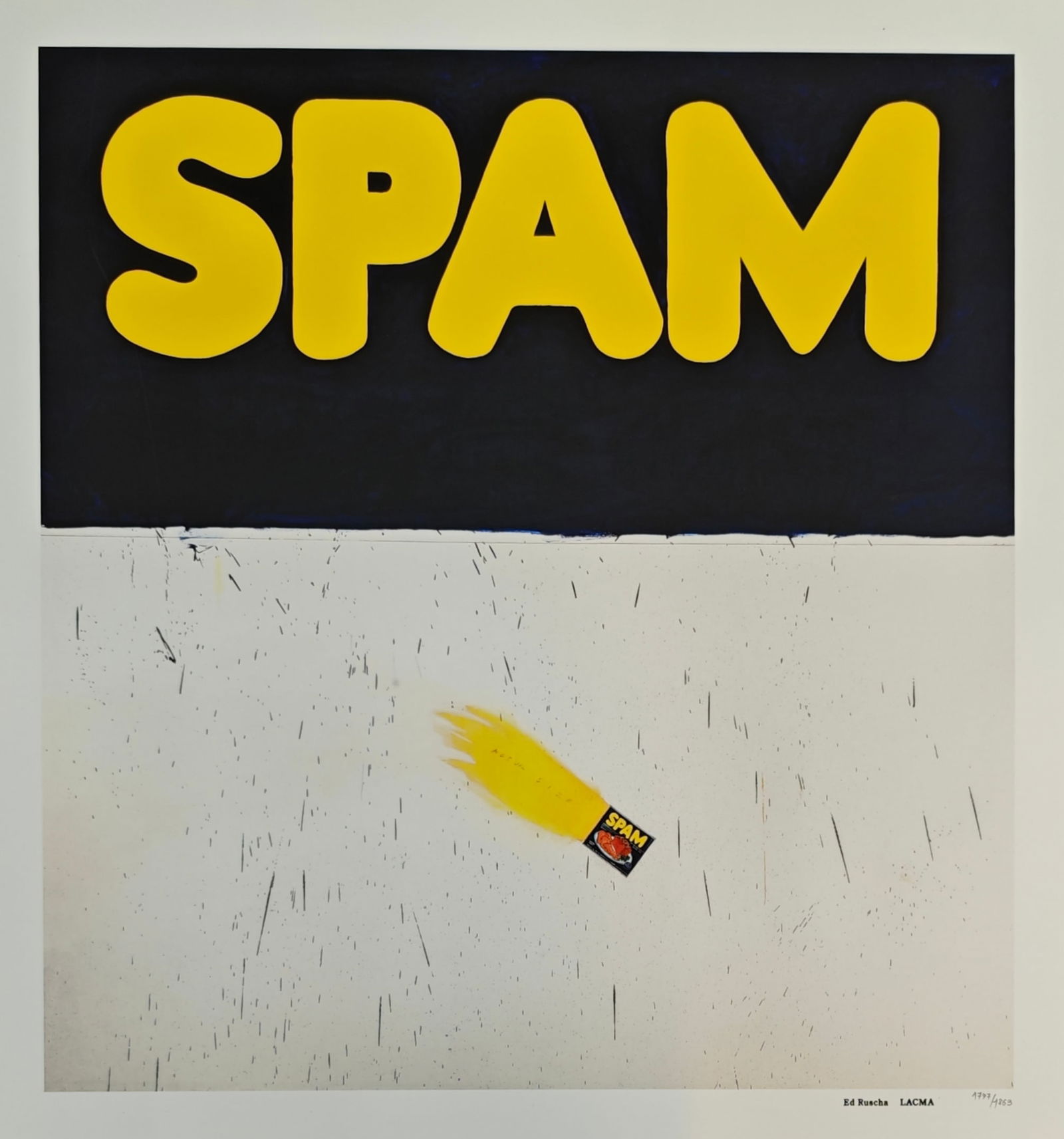 Ed Ruscha (1937-), SPAM, 2024 (1 of 3)