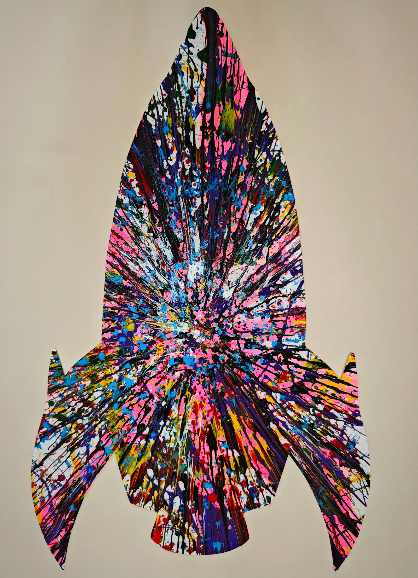 Damien Hirst (1965-), Spin Painting, Rocket, 2009 (1 of 3)