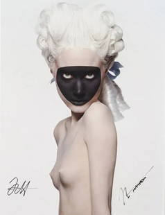 Inez van Lamsweerde (1963-) and Vinoodh Matadin (1961-), Anastasia, 1994: Inez van Lamsweerde (1963-) and Vinoodh Matadin (1961-), Anastasia, H x W image: 39.0 x 29.4 cm, H x W sheet: 39.9 x 30.5 cm, pigment print on Fujicolor Crystal Archive Supreme. Monogrammed recto lowe