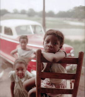 Gordon Parks (1912-2006), Untitled, Shady Grove, Alabama, 1956 (printed later): Gordon Parks (1912-2006), Untitled, Shady Grove, Alabama, 1956 (printed later), H x W: 24.5 x 20.8 cm, archival digital print. The work features various archival annotations on verso, including an aff