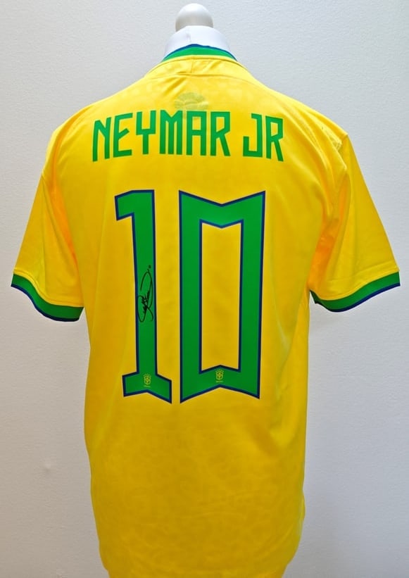 Neymar Jr. Signed Brazil 2022-2023 Jersey#10 (ICONS Authenticated) (1 of 4)
