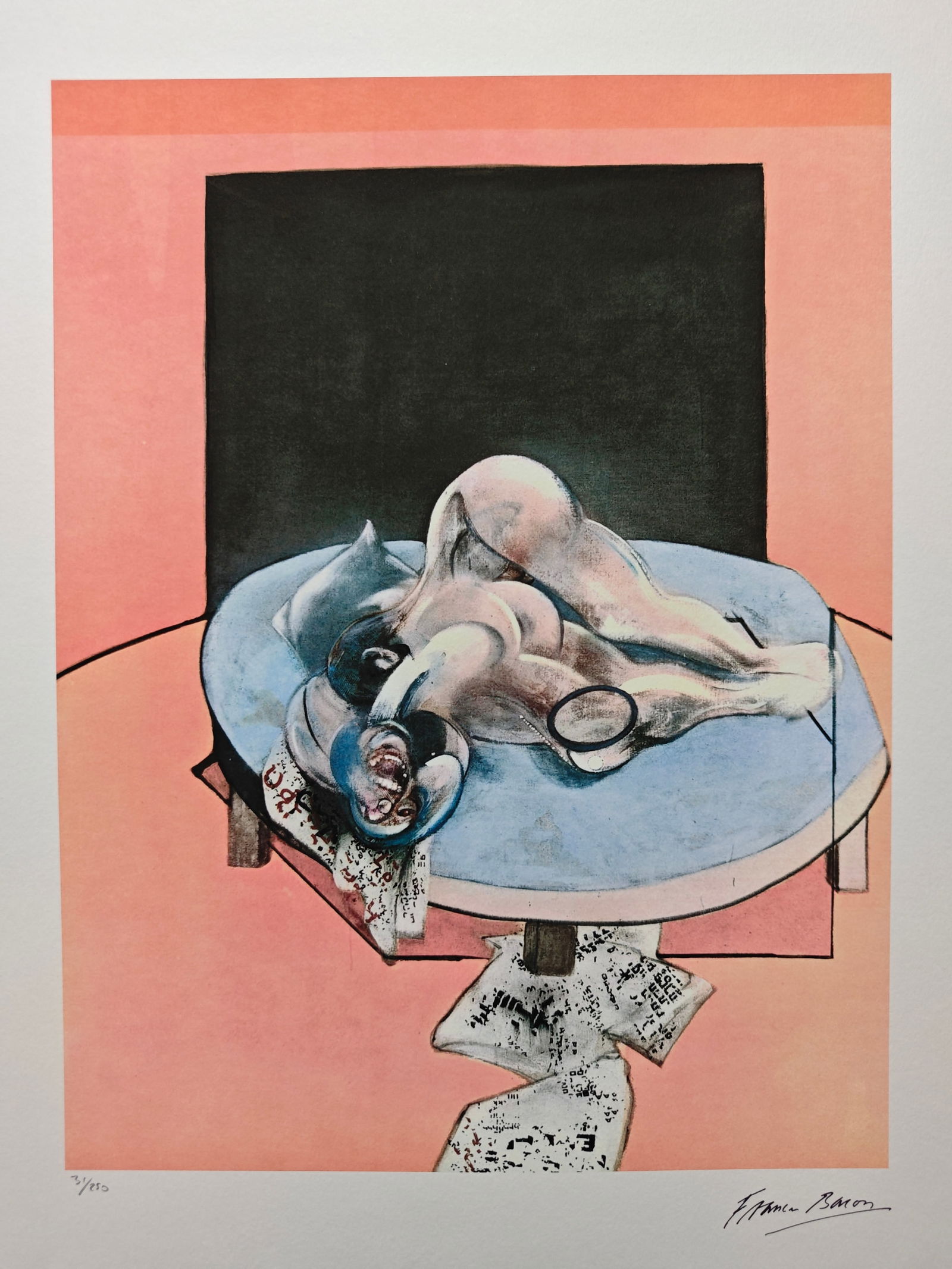 Francis Bacon (1909-1992), Study of the Human Body (pink), 1979 (1 of 6)