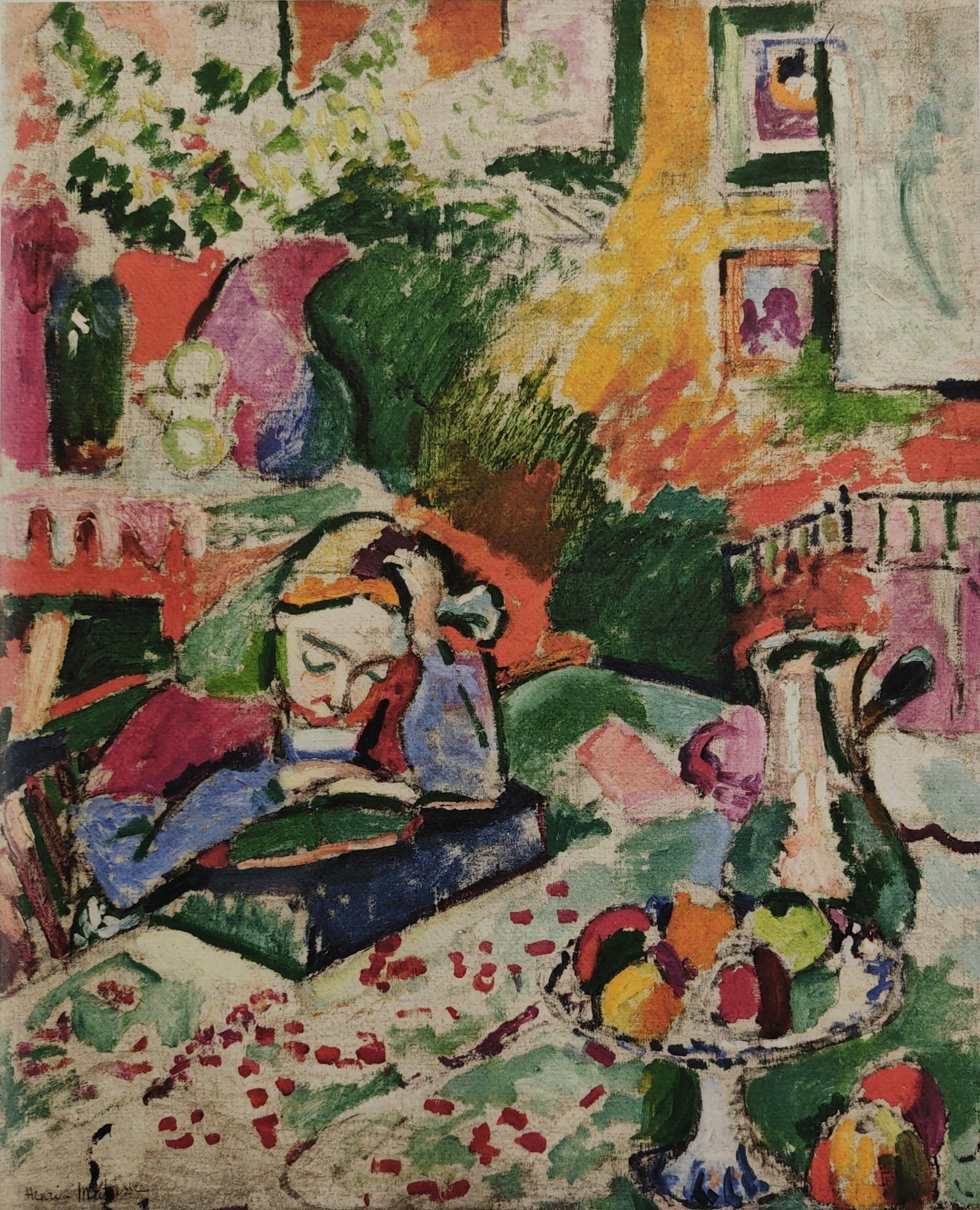 Henri Matisse (1869-1954), Interior with a Young Girl (Girl Reading), 1905-1906 (1 of 3)