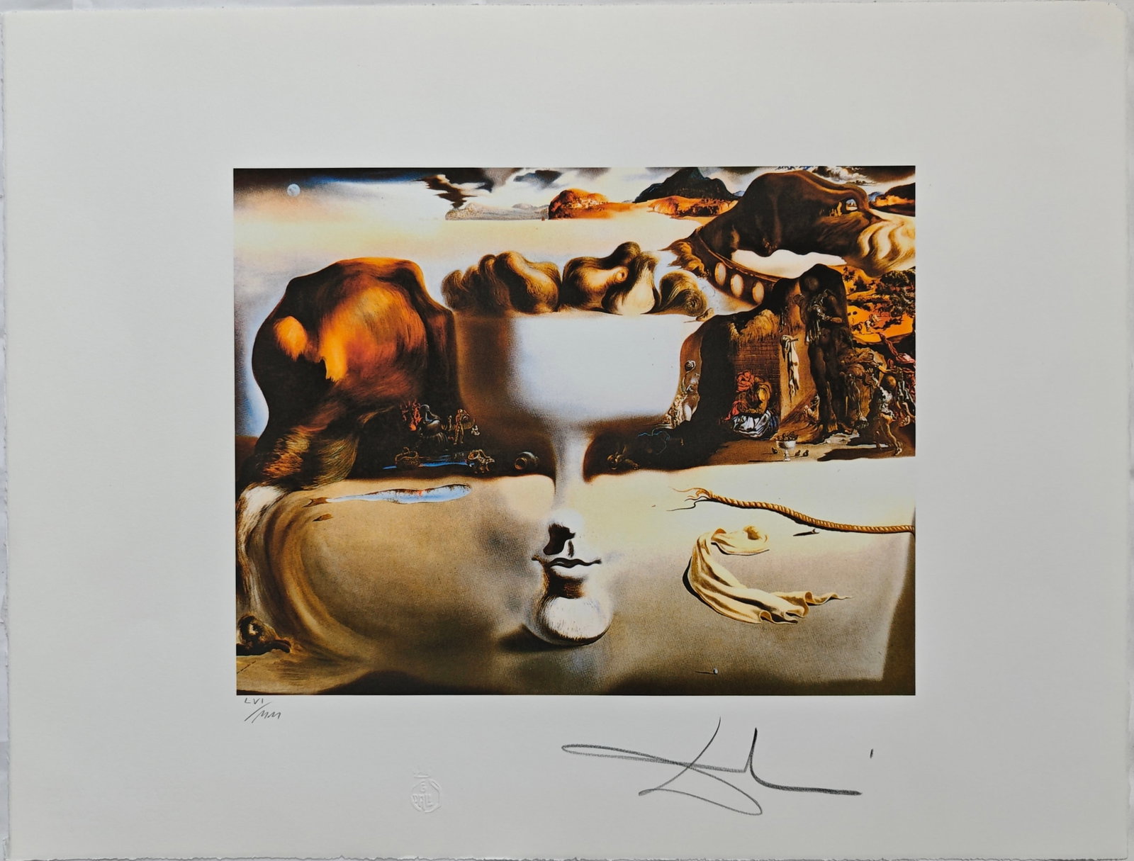 Salvador Dali (1904-1989), Apparition of Face and Fruit, 1938 (1 of 2)