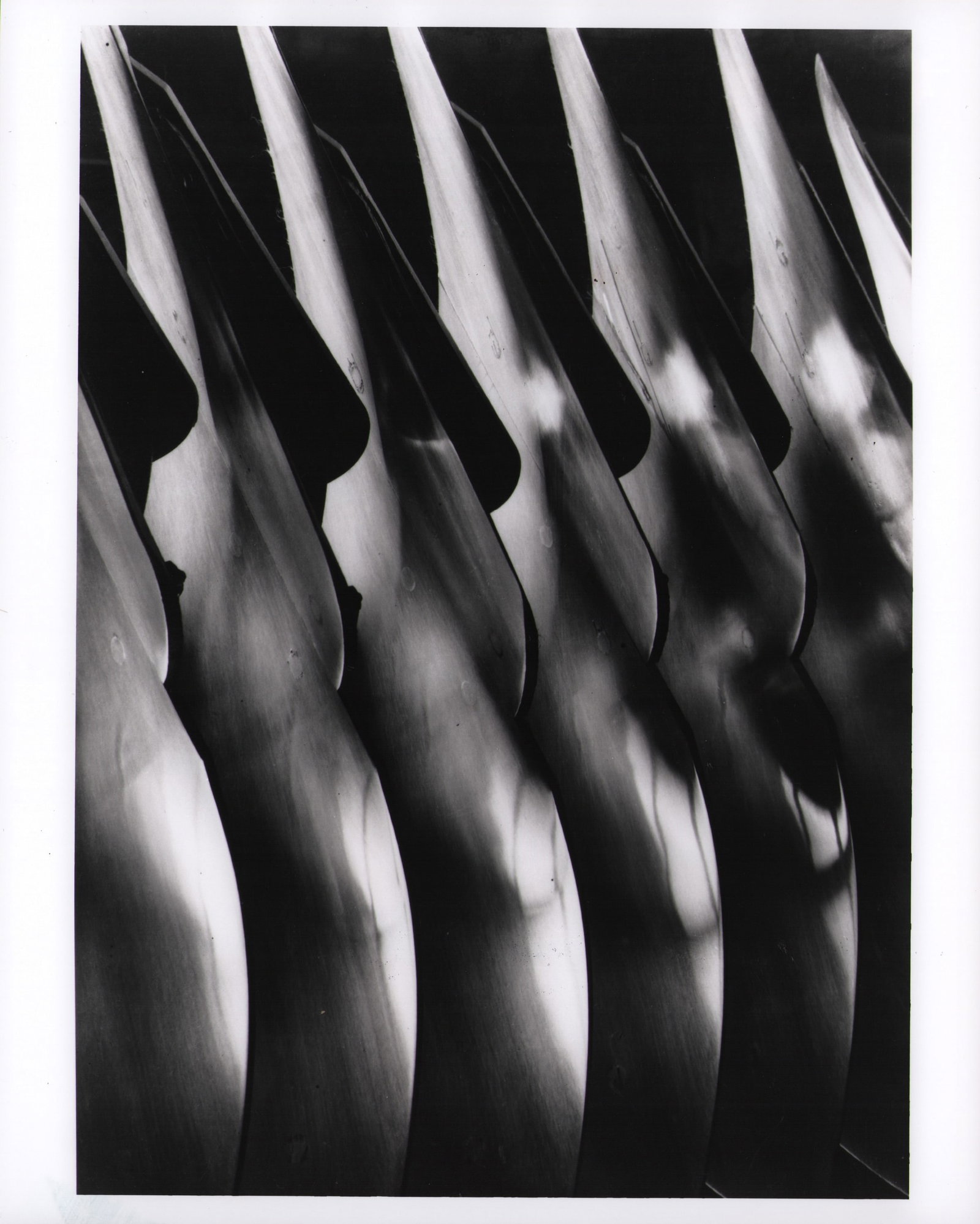 Margaret Bourke-White (1904-1971), Plow Blades, Oliver Chilled Plow Co., 1930 (1 of 2)