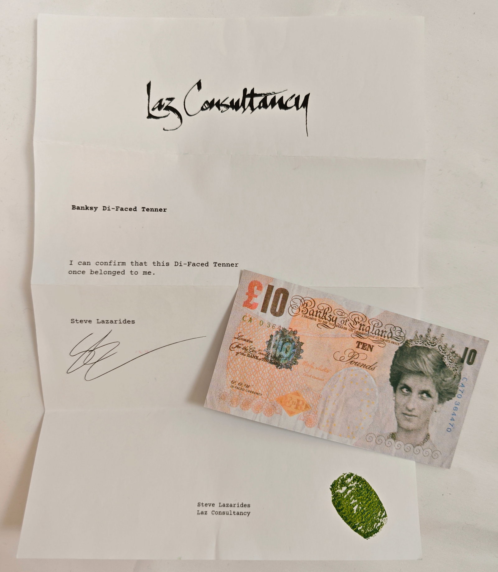 Banksy (1974-), Di-faced Tenner, 2004 (1 of 5)