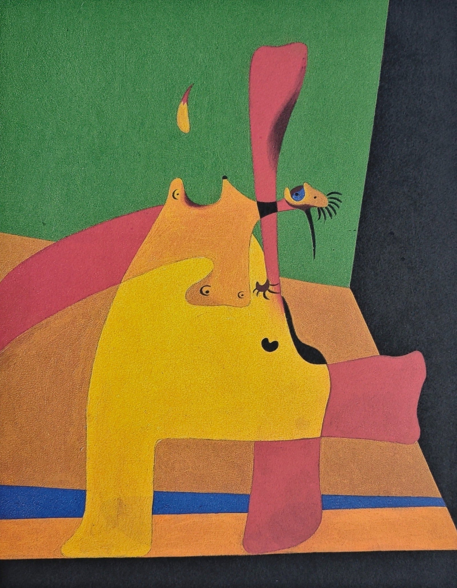 Joan Miró (1893-1983), Flame in Space and Nude Woman, 1932 (1 of 3)