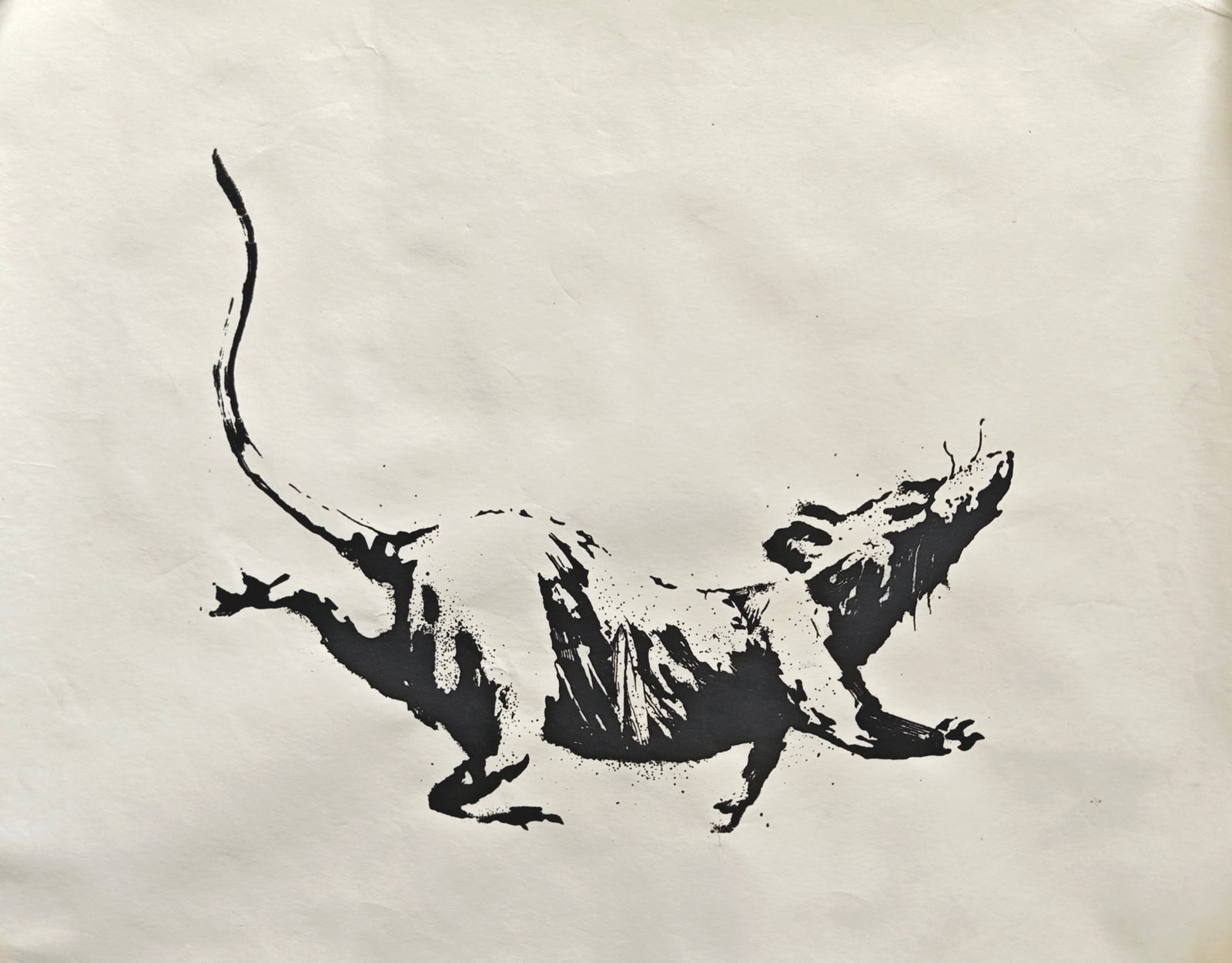Banksy, "Gross Domestic Product (GDP) Rat", 2019 (1 of 5)