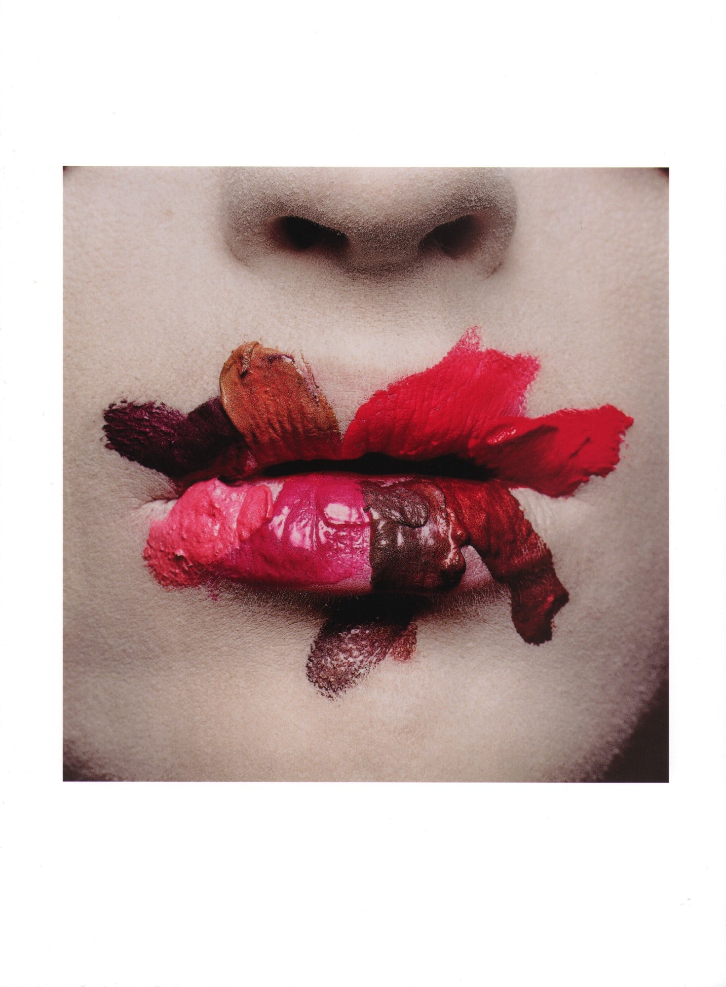 Irving Penn, "Mouth (for L'Oreal), NY", 1986 (1 of 3)