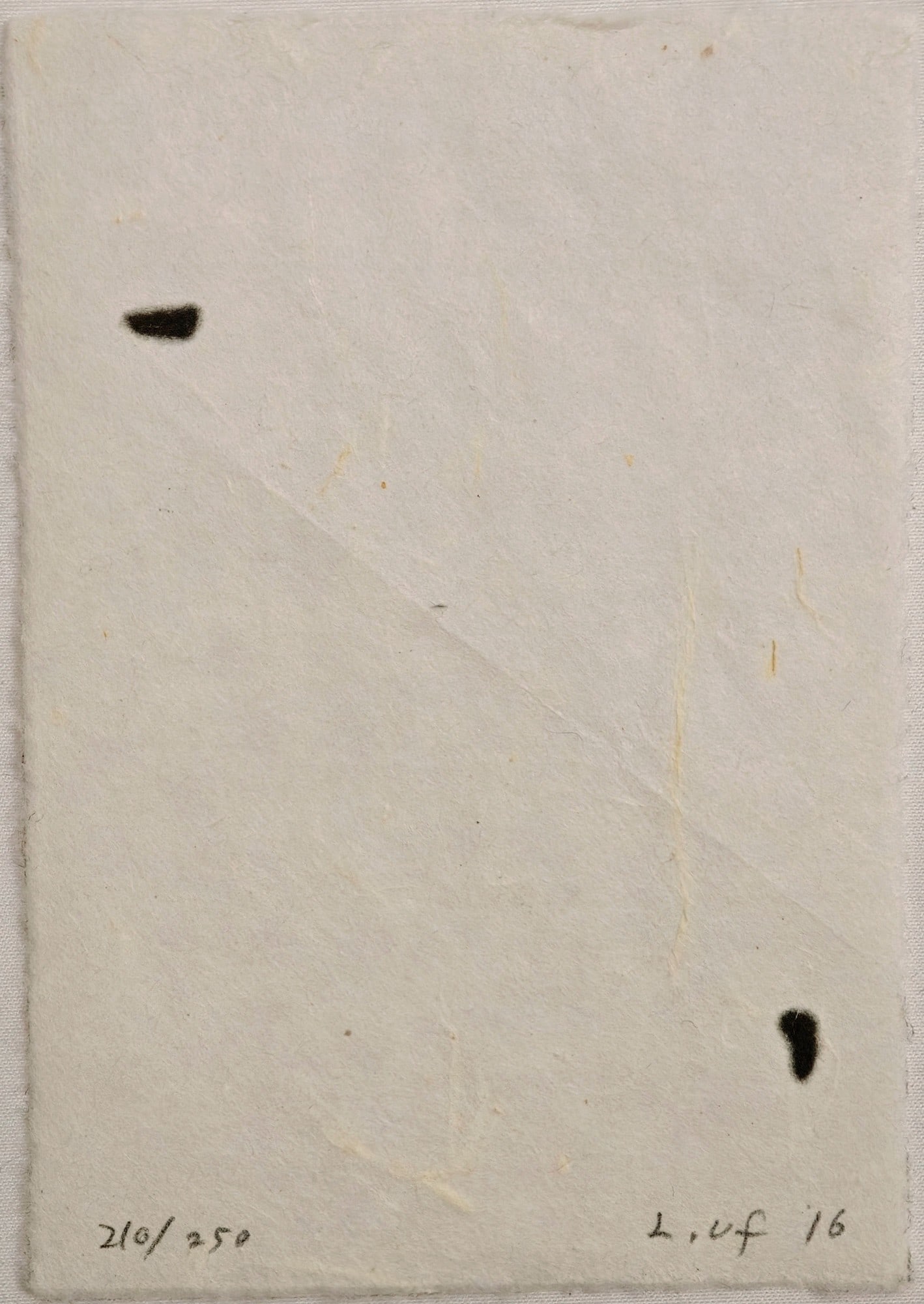 Lee Ufan, "From Point (Black)", 2016 (1 of 5)