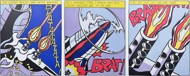 Roy Lichtenstein, "As I Opened Fire", 1966 (1 of 4)