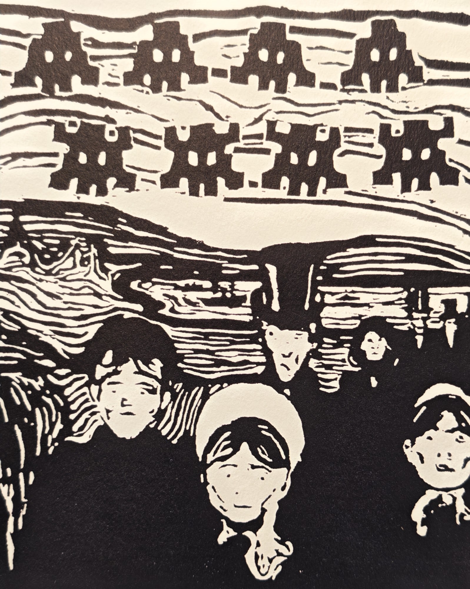 Invader, "Hypnosis", Screenprint, 2011 - 2