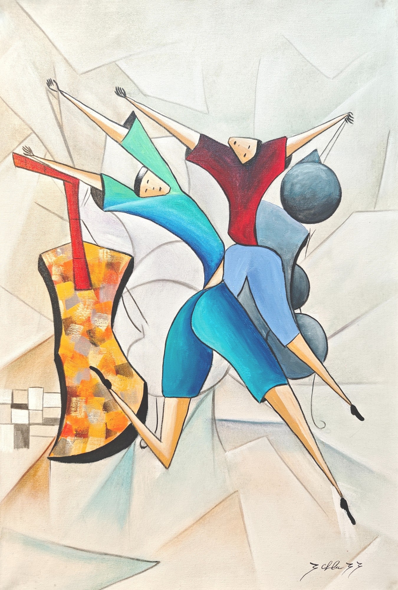 David Schluss, "Untitled", Acrylic (II) (1 of 4)