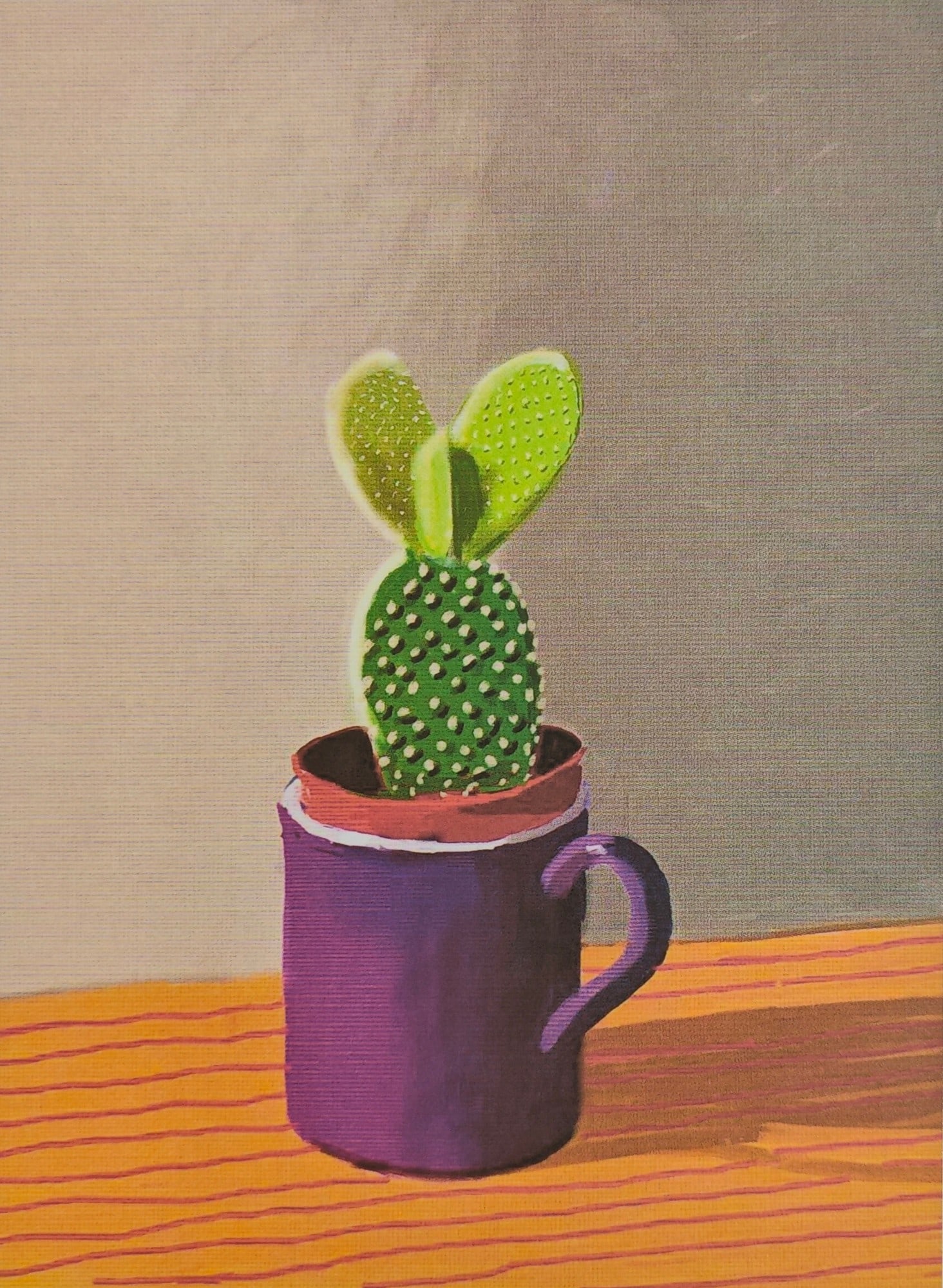 David Hockney, "Cacti on Terrace", 1998 (1 of 3)