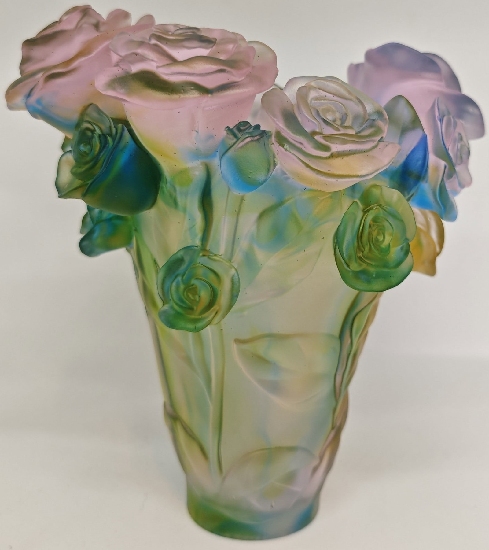 Daum, "Rose", marked - 5