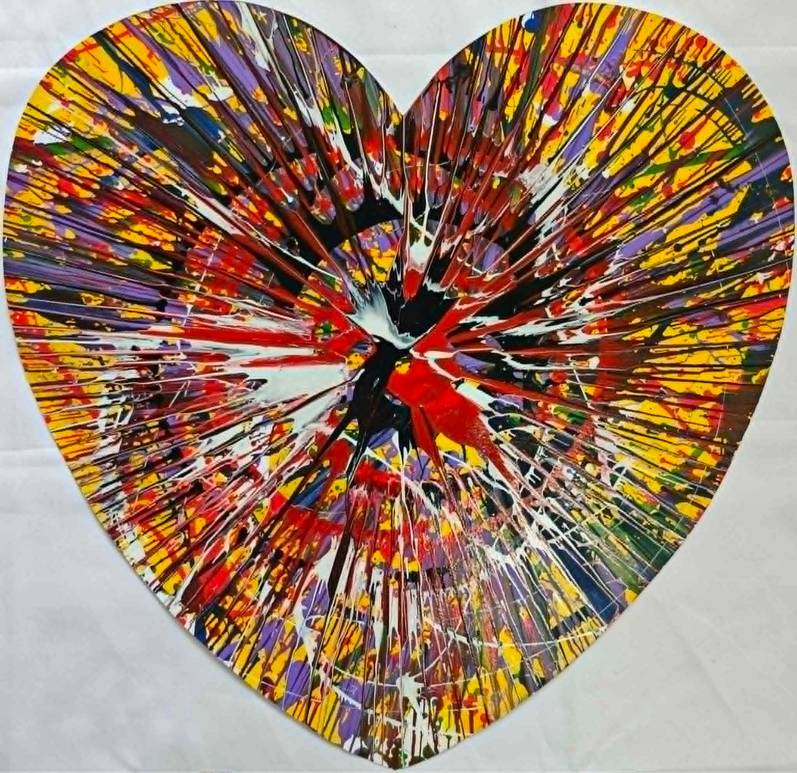 Damien Hirst, "Spin Painting, Skull", 2009 (1 of 2)