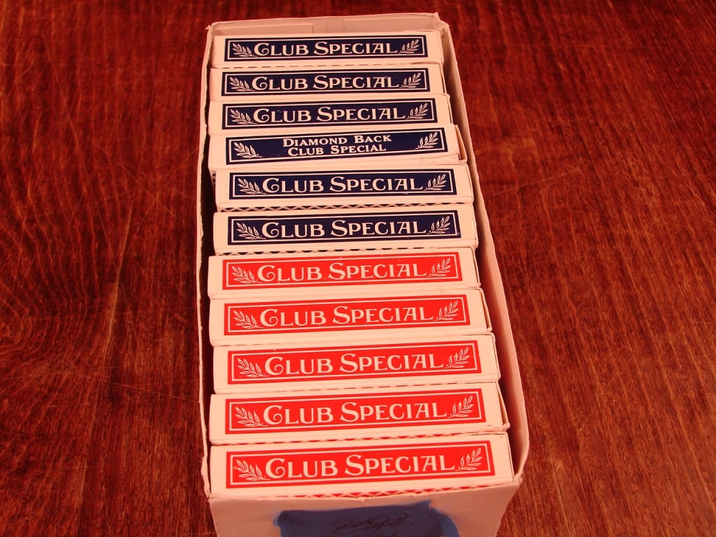 Harold's Club Casino Club Special playing cards: Harold's Club Casino Las Vegas lot of open deck Club Special playing cards.